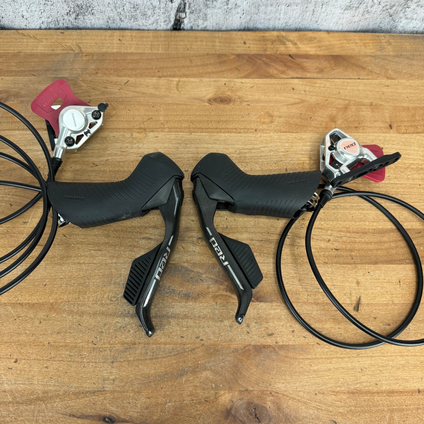 New! 2024 SRAM Red eTap AXS HRD E1 12-Speed Shifters & Flat-Mount Brake Calipers