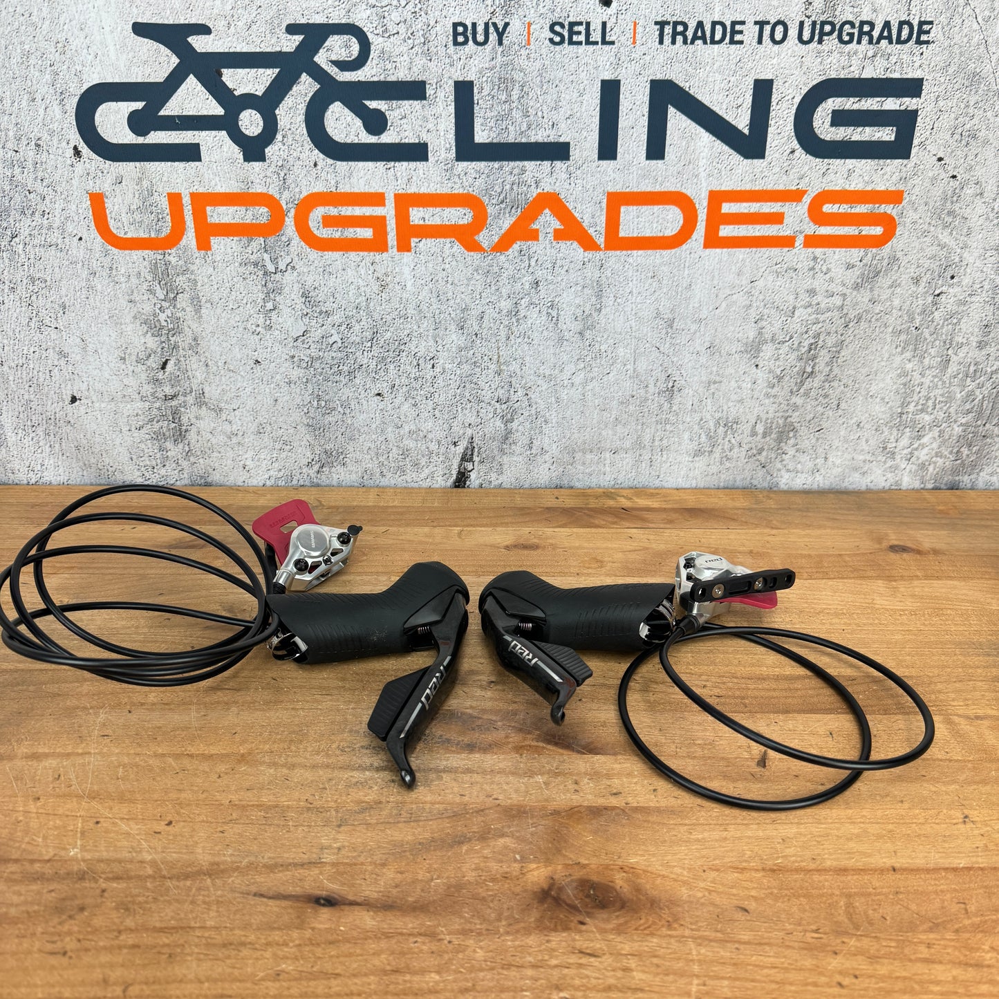 New! 2024 SRAM Red eTap AXS HRD E1 12-Speed Shifters & Flat-Mount Brake Calipers