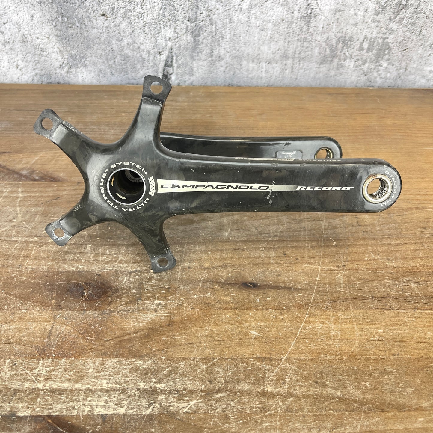 Campagnolo Record Carbon Ultra-Torque 170mm Crank Arms 5-Bolt 130BCD
