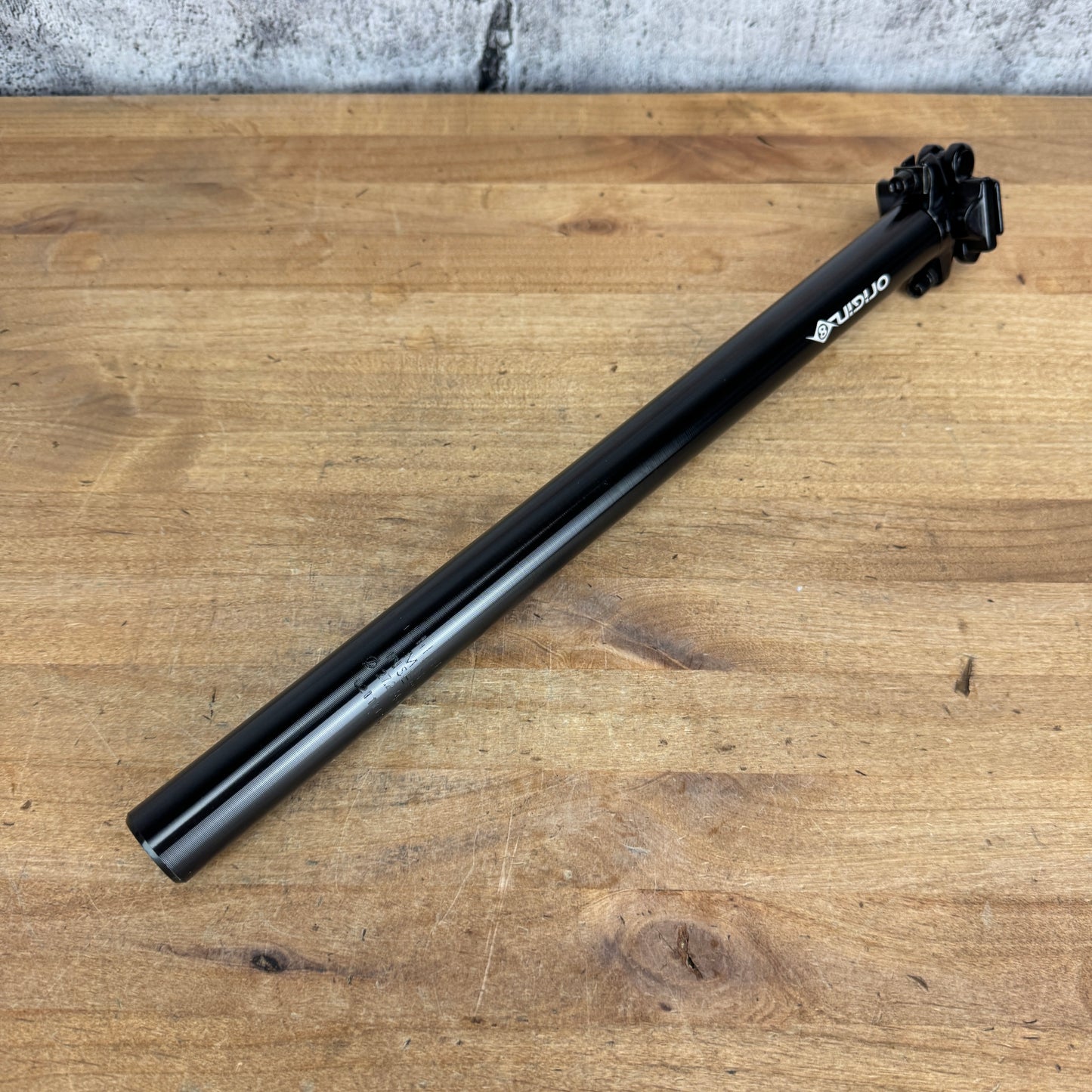 Origin 8 Alloy 27.2mm x 400mm Zero Setback Bike Seatpost 329g