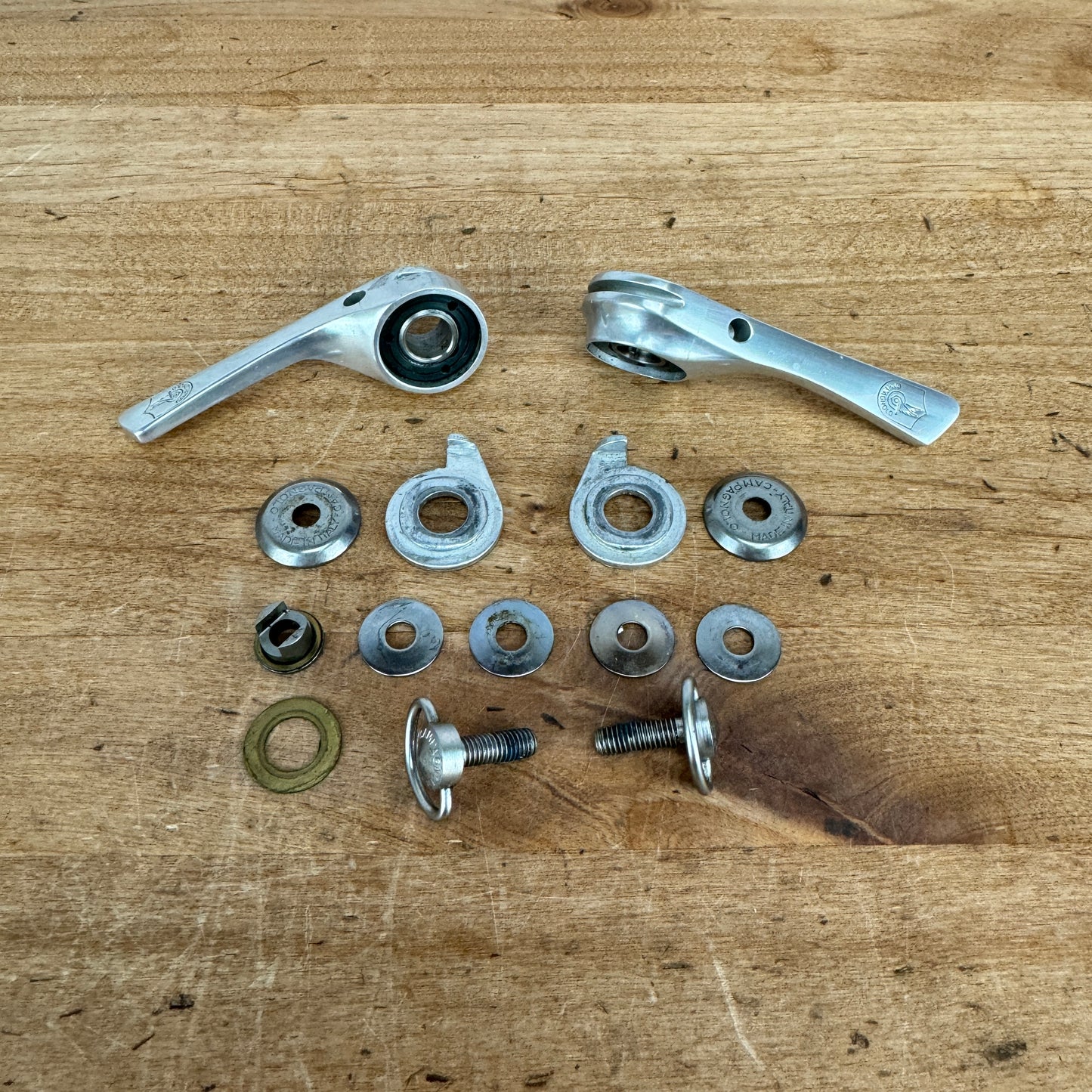 Rare! Vintage Campagnolo C-Record Retro-Friction (2nd Gen) Down-Tube Shifters