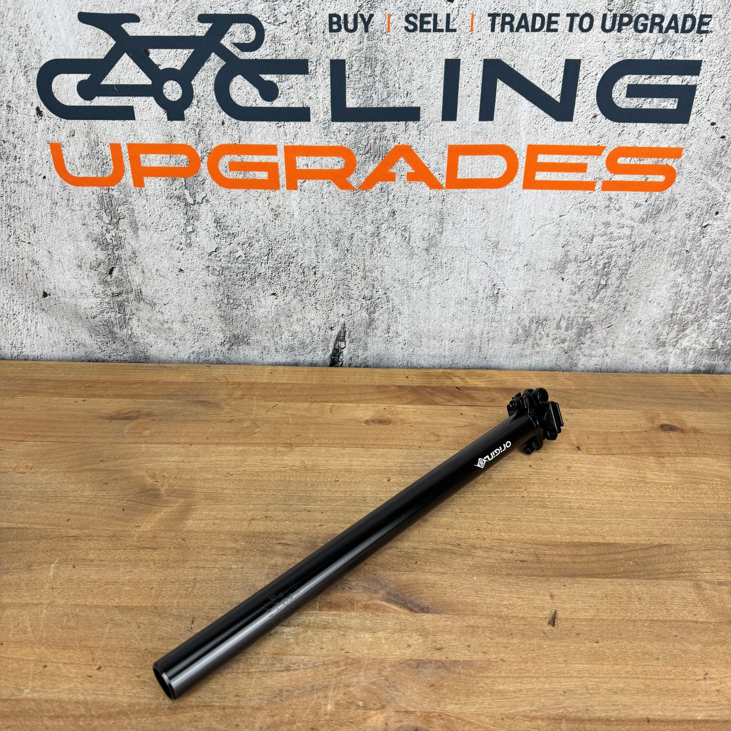Origin 8 Alloy 27.2mm x 400mm Zero Setback Bike Seatpost 329g
