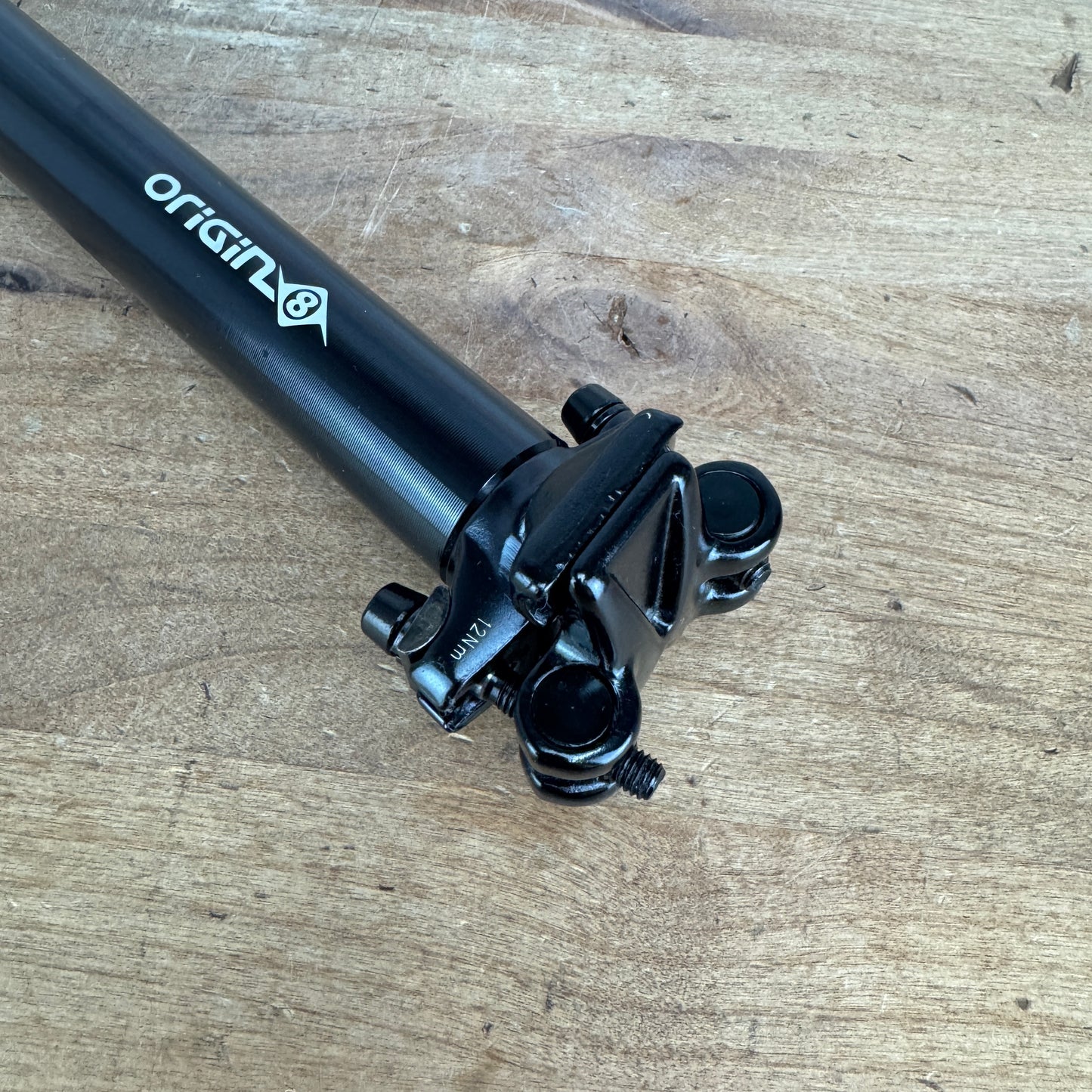 Origin 8 Alloy 27.2mm x 400mm Zero Setback Bike Seatpost 329g