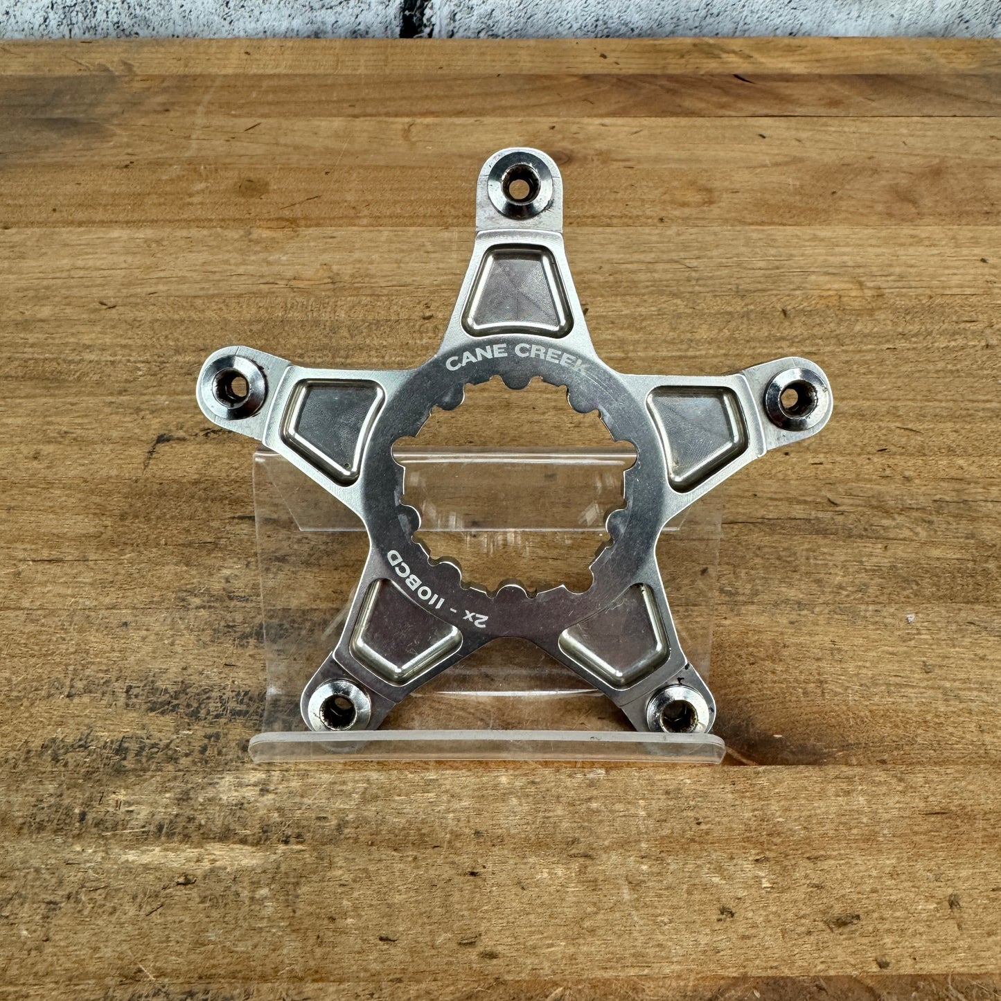 Cane Creek 2x Titanium eeWings 5-Bolt 110mm 3-Bolt Direct-Mount Spider w/Bolts