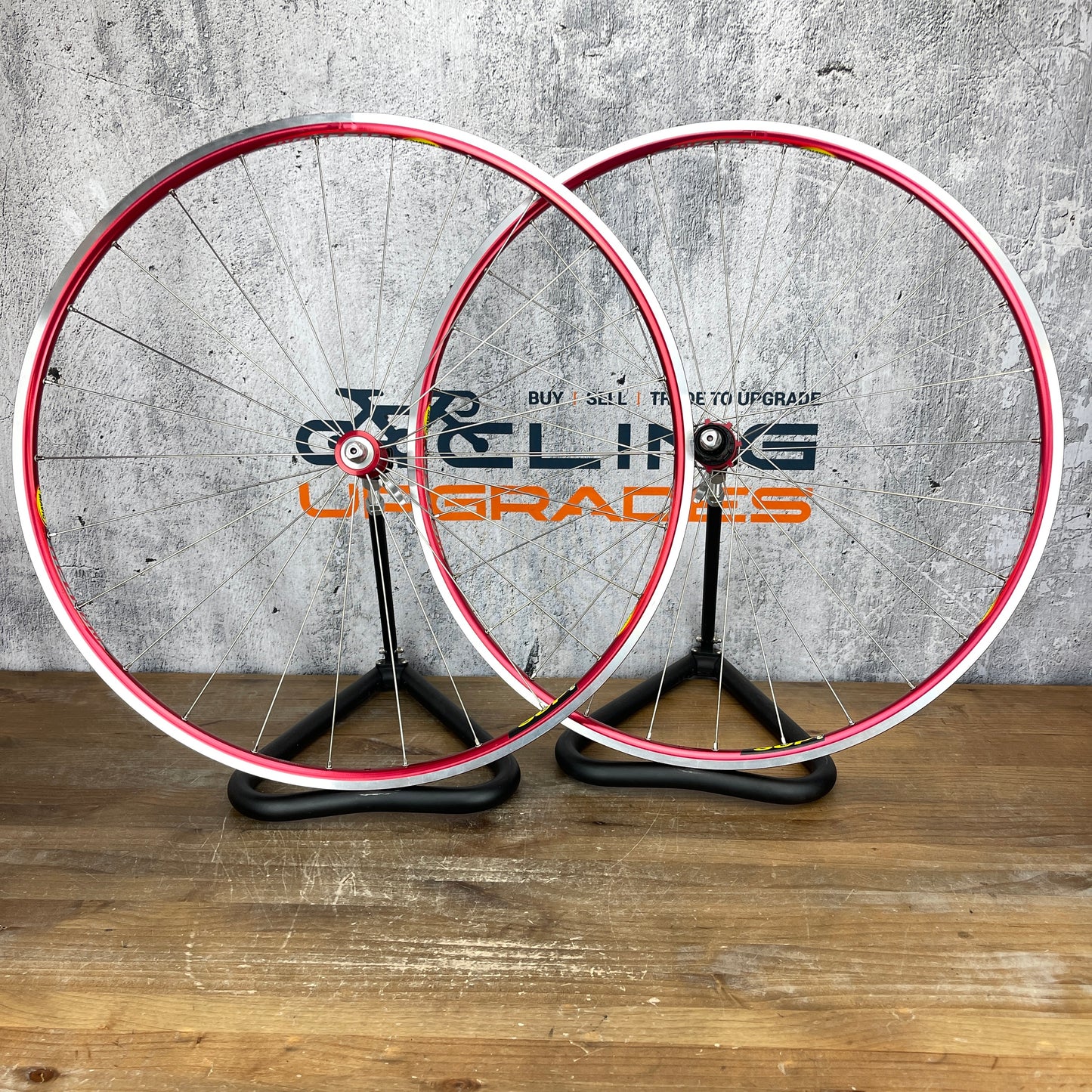 New/Vintage! Mavic Helium SUP Alloy Clincher Wheelset 700c Rim Brake 1709g