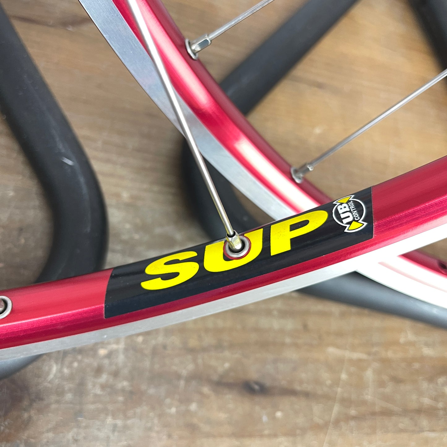 New/Vintage! Mavic Helium SUP Alloy Clincher Wheelset 700c Rim Brake 1709g