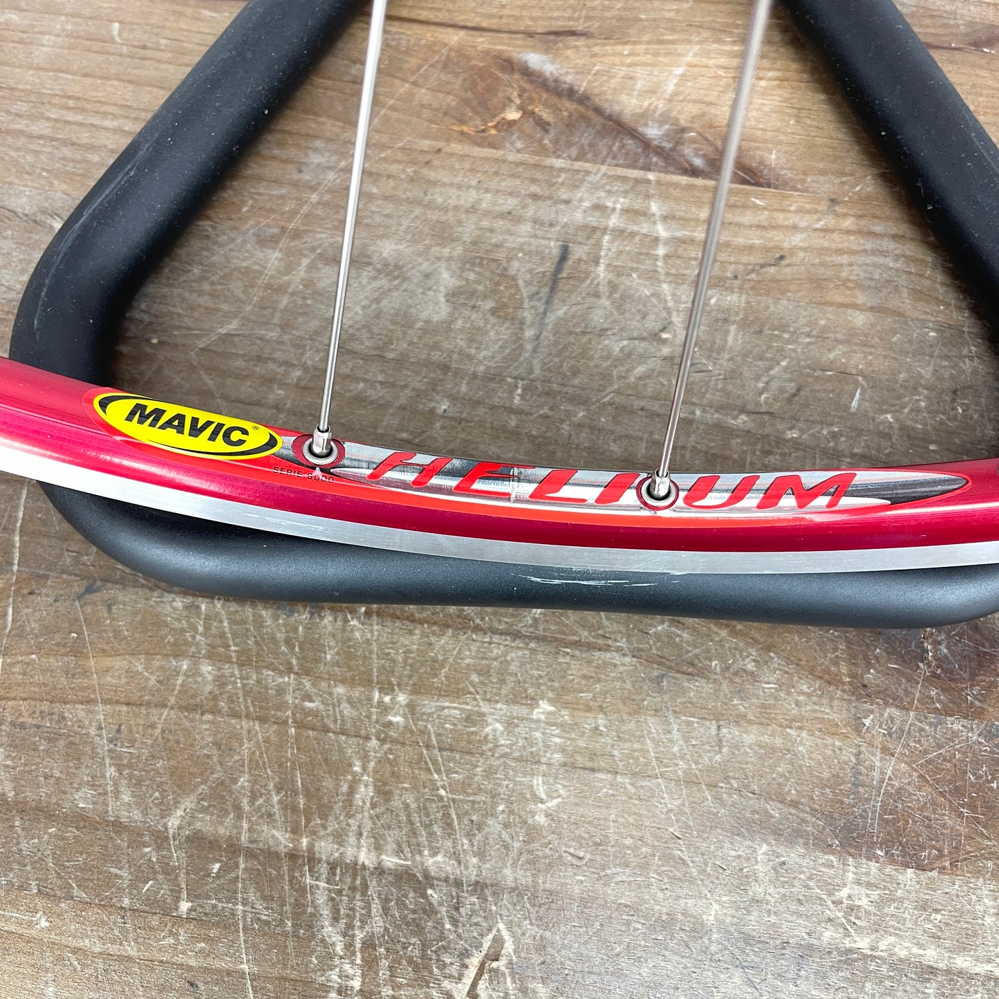 New/Vintage! Mavic Helium SUP Alloy Clincher Wheelset 700c Rim Brake 1709g