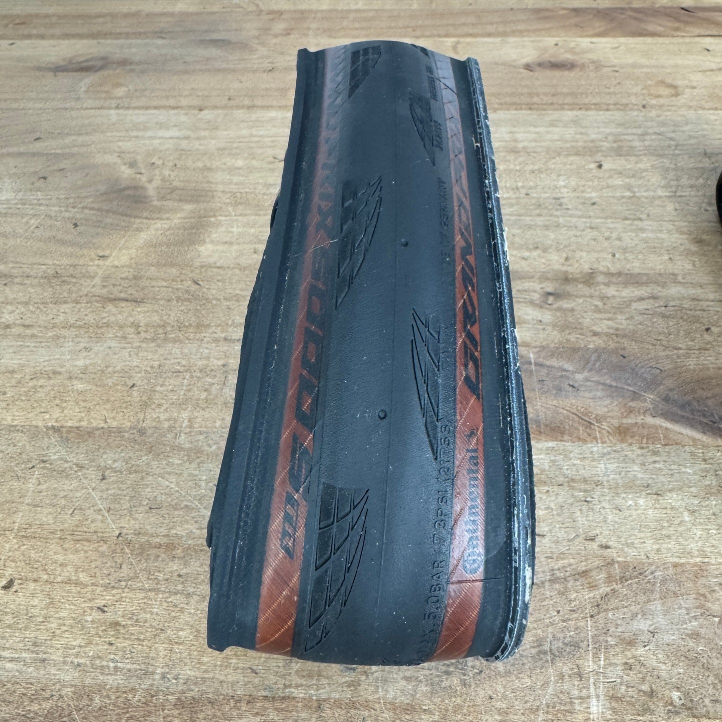 Pair Continental Grand Prix 5000s Tubeless Tan Wall 700c x 25mm Road Bike Tires
