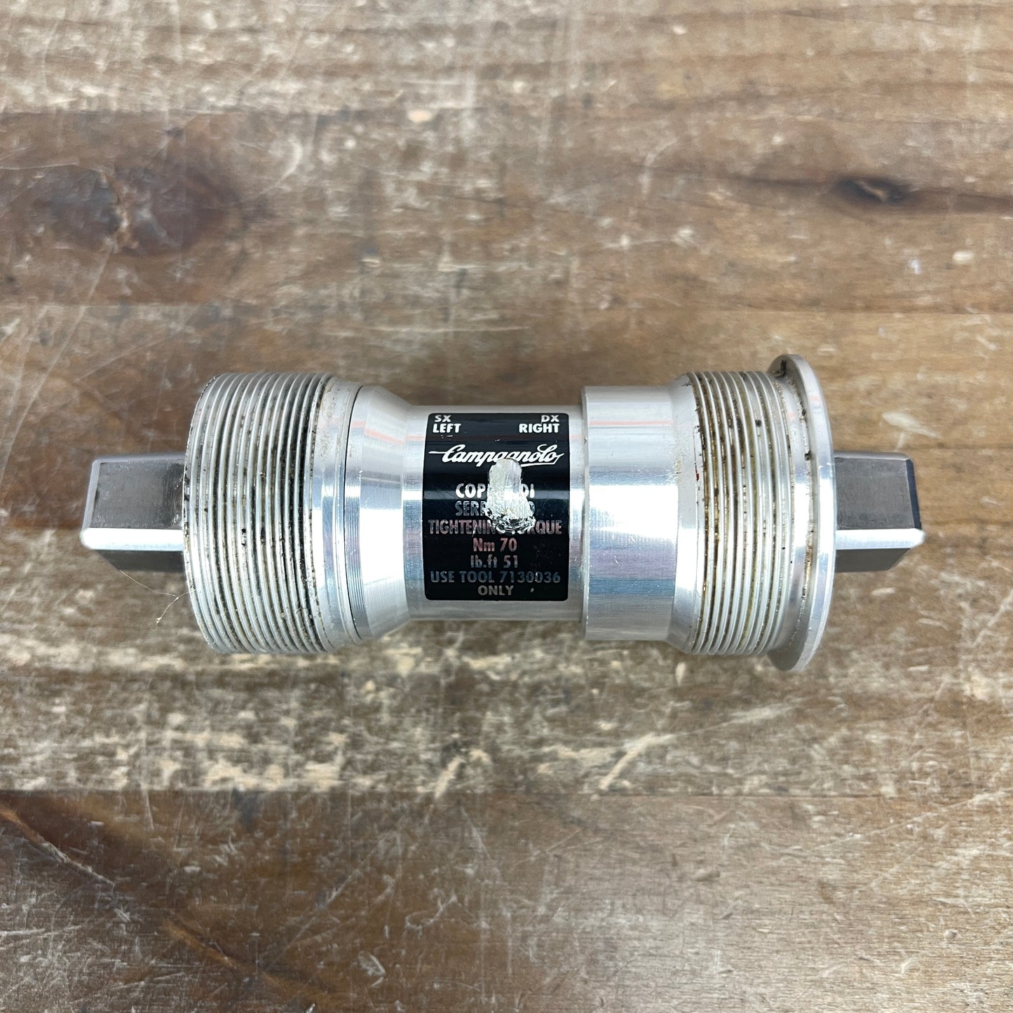 Campagnolo Chorus ITA Square Taper 36t x 24 102mm Road Bike Bottom Bracket 220g