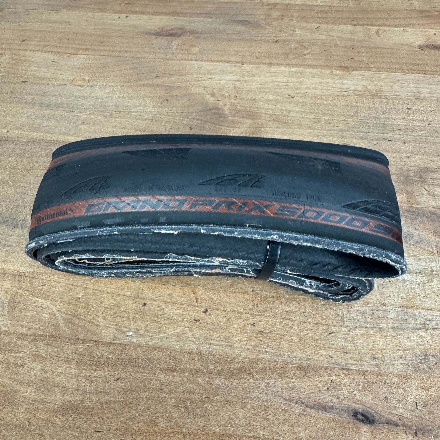 Pair Continental Grand Prix 5000s Tubeless Tan Wall 700c x 25mm Road Bike Tires