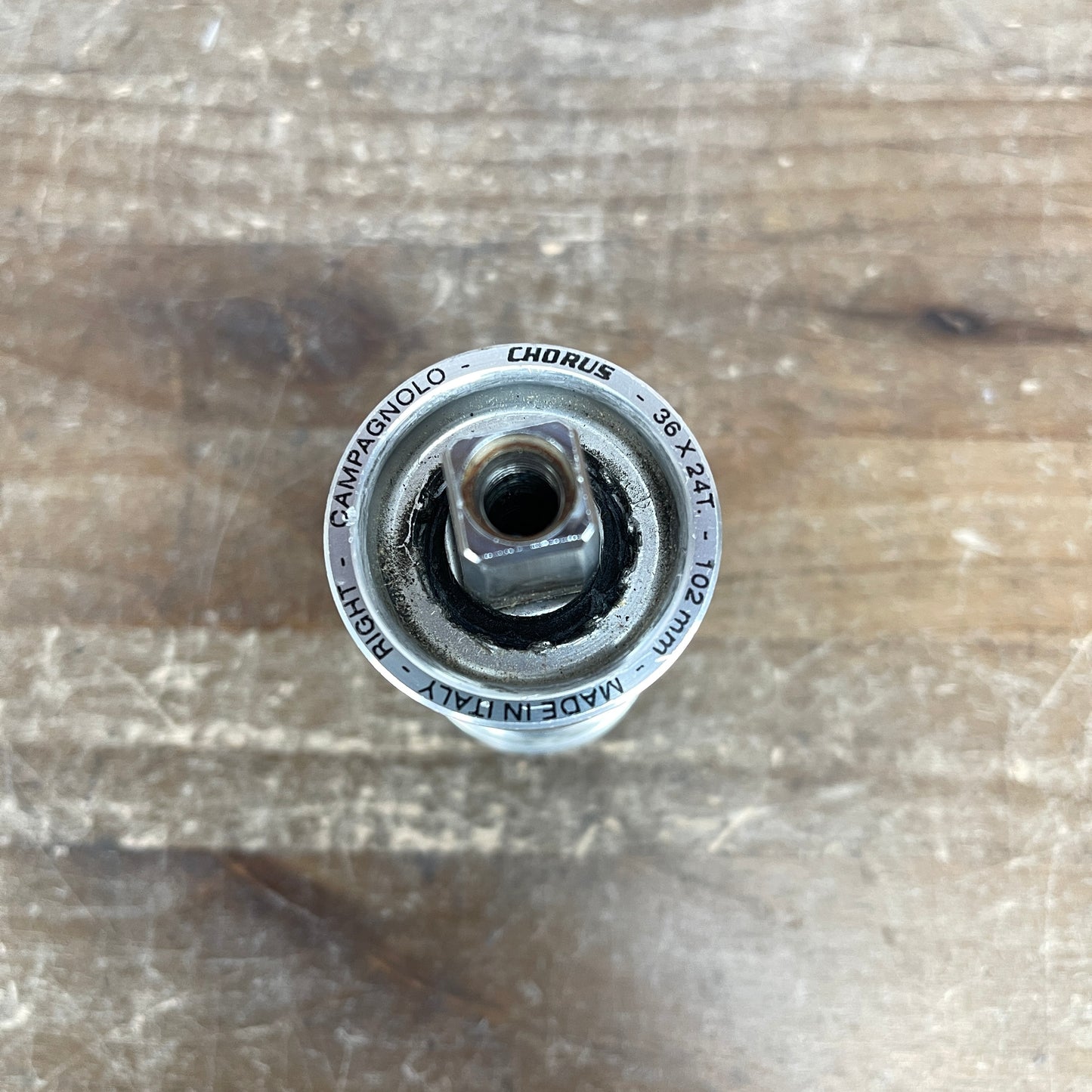 Campagnolo Chorus ITA Square Taper 36t x 24 102mm Road Bike Bottom Bracket 220g