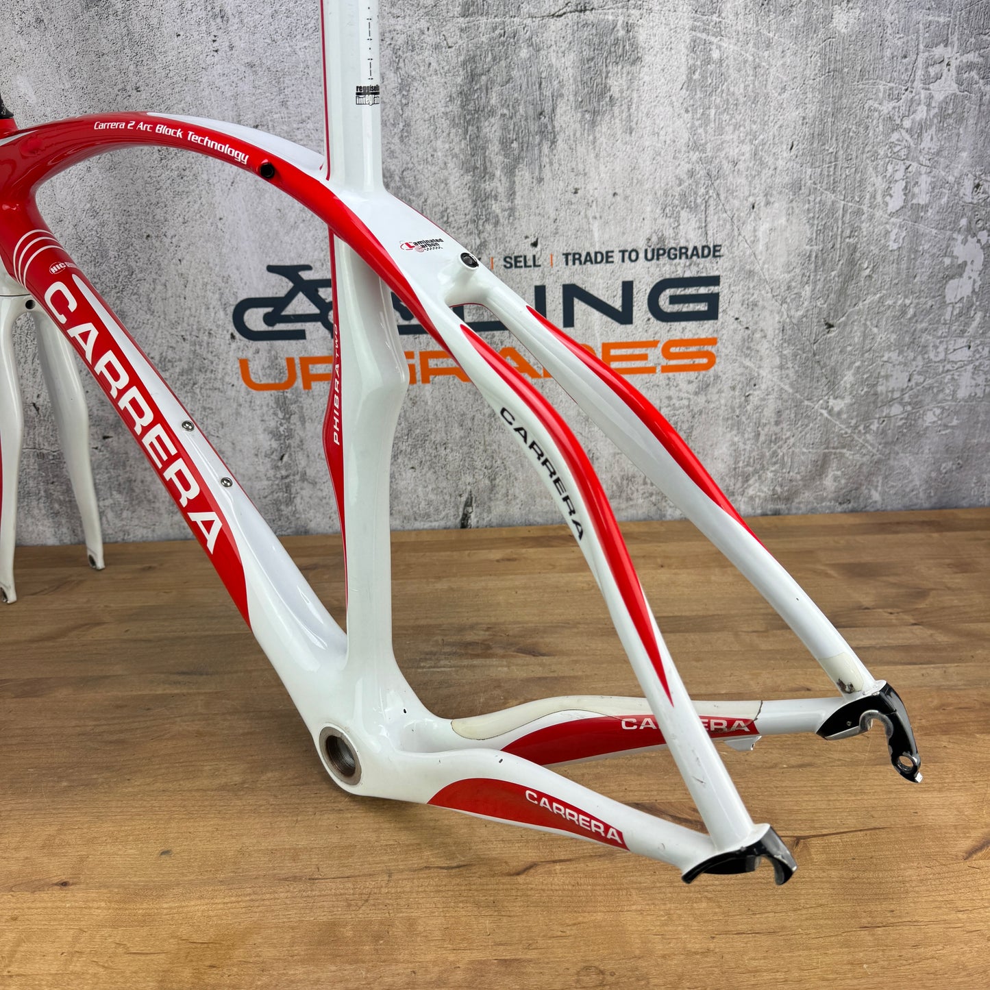 Carrera Phibra Medium Rim Brake Carbon Bike Frameset 700c 1837g
