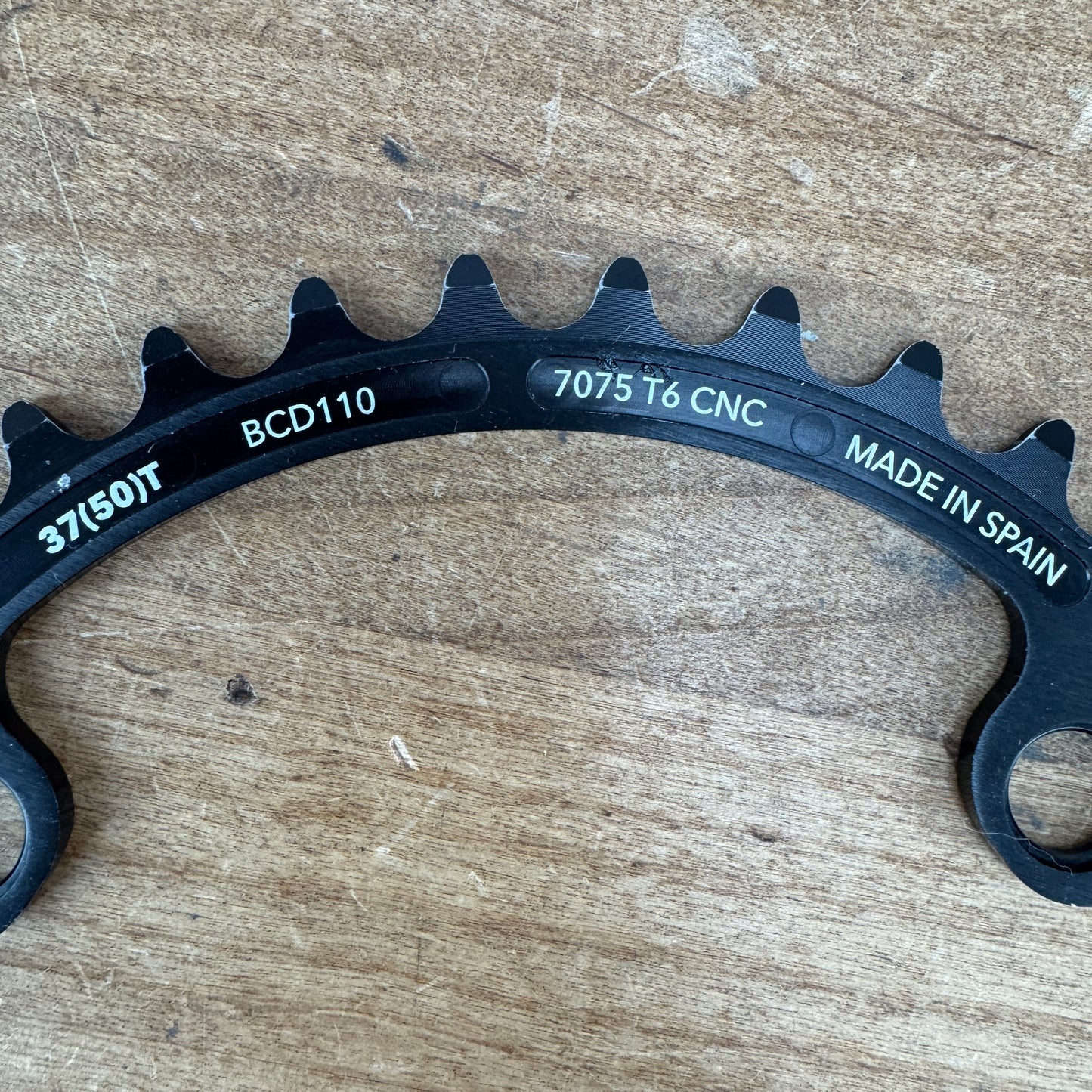 Low Mile! Rotor Aero Round 12-Spd AXS 50/37t 110mm 4-Bolt BCD Chainring Set 183g