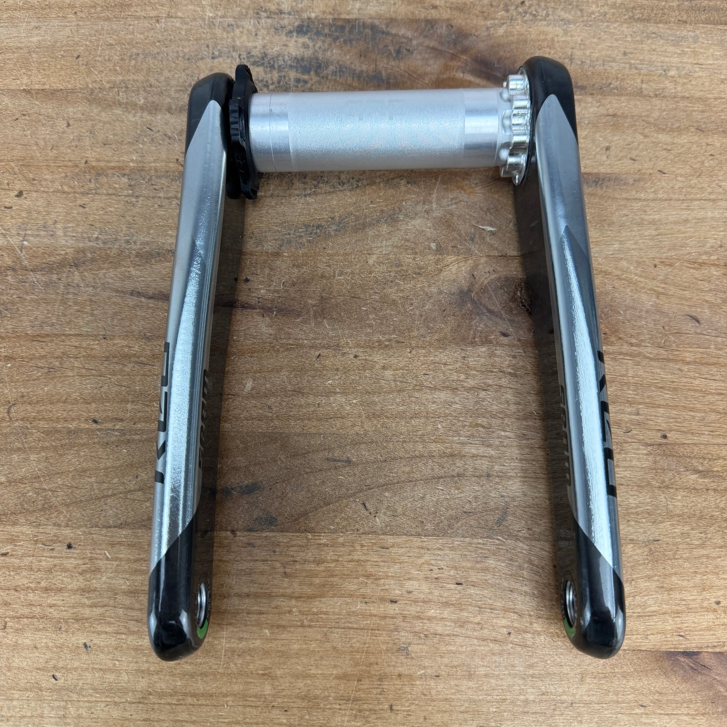 Light Use! SRAM Red AXS 172.5mm Carbon Crankset Crank Arms DUB SL Spindle 338g