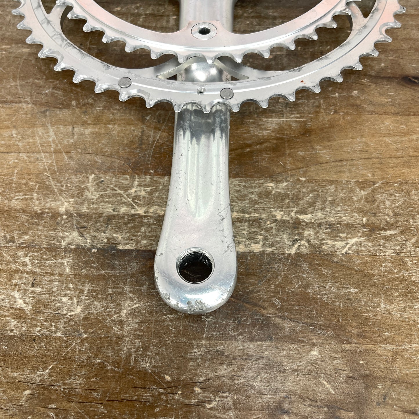 Vintage Campagnolo Record 175mm 53/42t Road Bike Alloy Crankset 710g