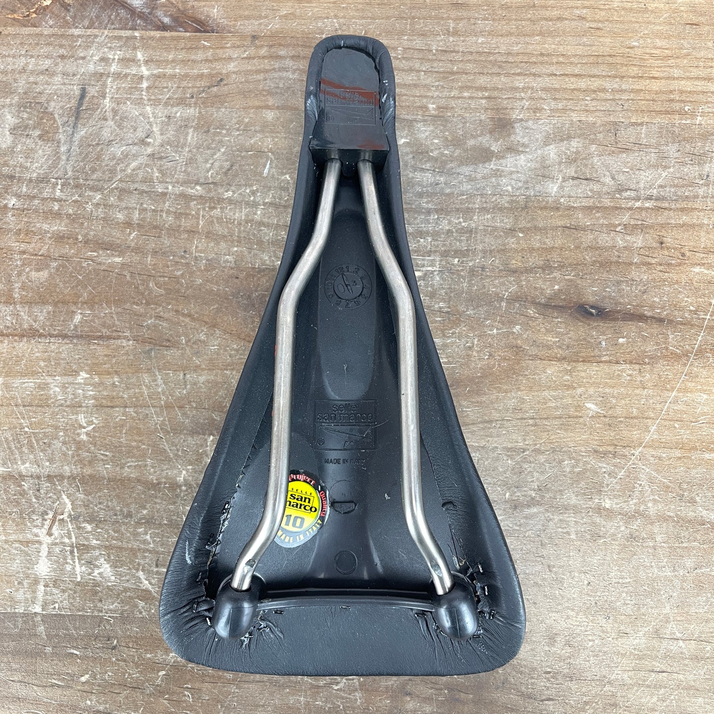 2003 Selle San Marco Concor Light 128mm Ti Rails Road Bike Saddle 215g