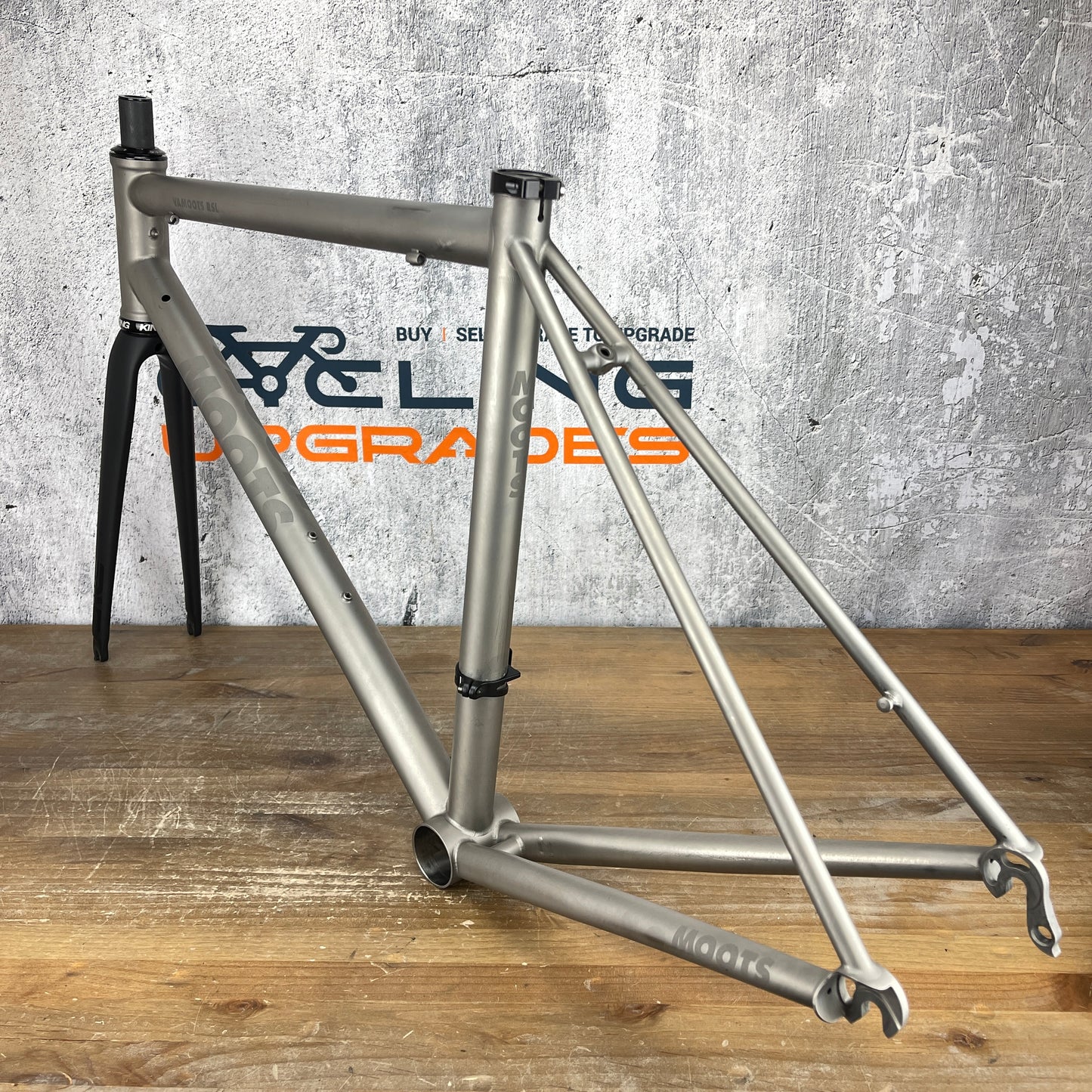 2016 Moots Vamoots RSL 55cm Rim Brake Titanium Frameset 700c Chris King 1721g