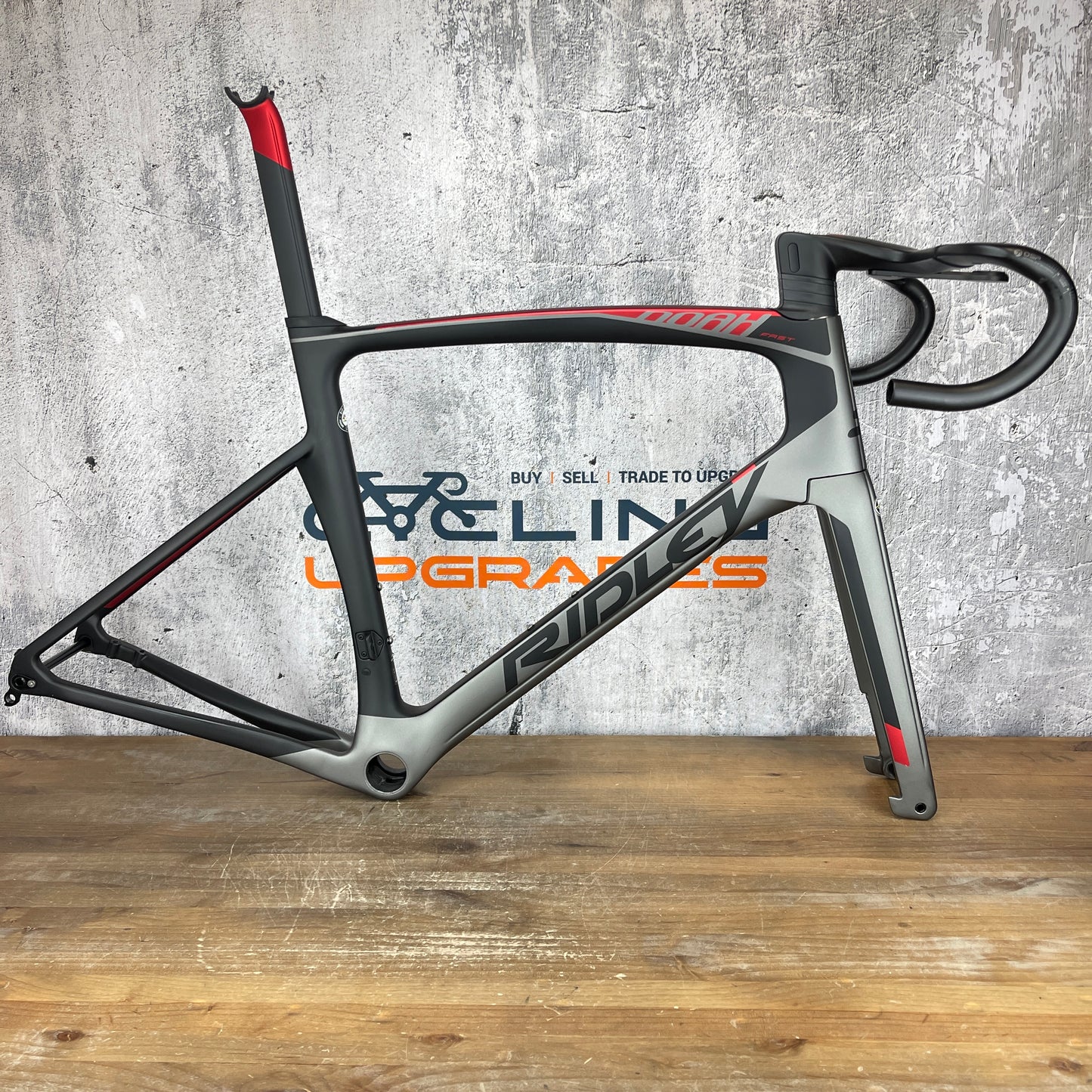 Low Mile! 2020 Ridley Noah Fast Medium Carbon Disc Frameset 700c 2275g