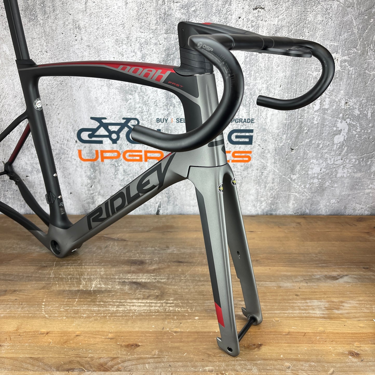 Low Mile! 2020 Ridley Noah Fast Medium Carbon Disc Frameset 700c 2275g
