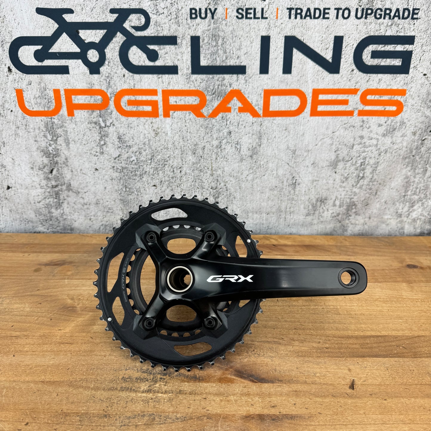 Shimano GRX FC-RX810/820 172.5mm 46/30t 12-Speed Alloy Crankset 24mm Spindle