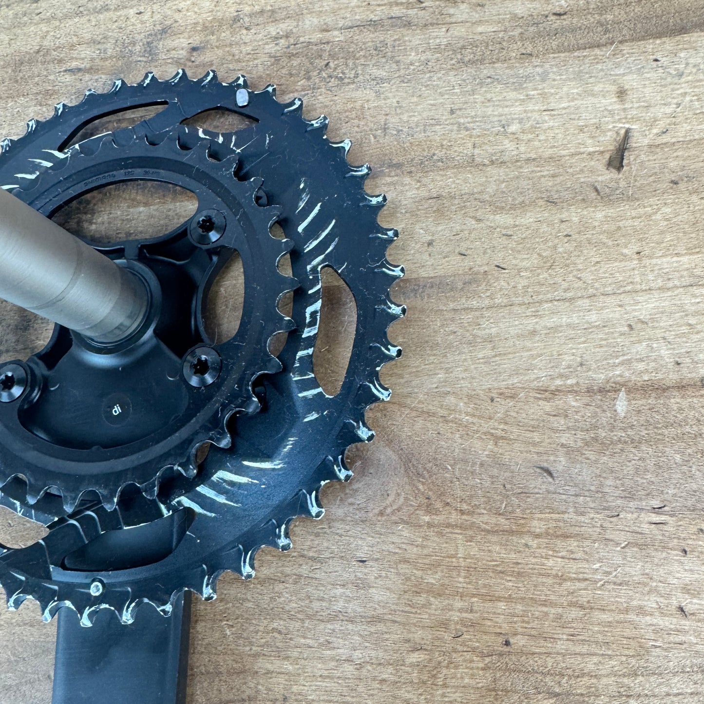 Shimano GRX FC-RX810/820 172.5mm 46/30t 12-Speed Alloy Crankset 24mm Spindle
