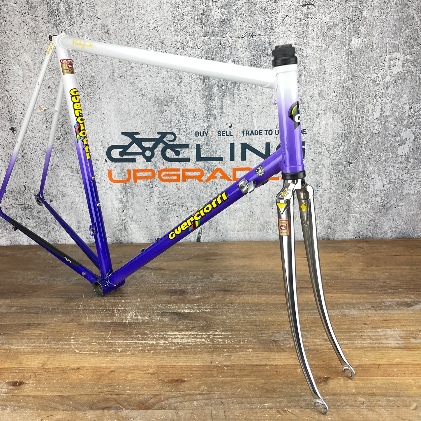 Guerciotti Columbus SLX Steel 57x57cm Rim Brake Steel Frameset 700c JP Weigle