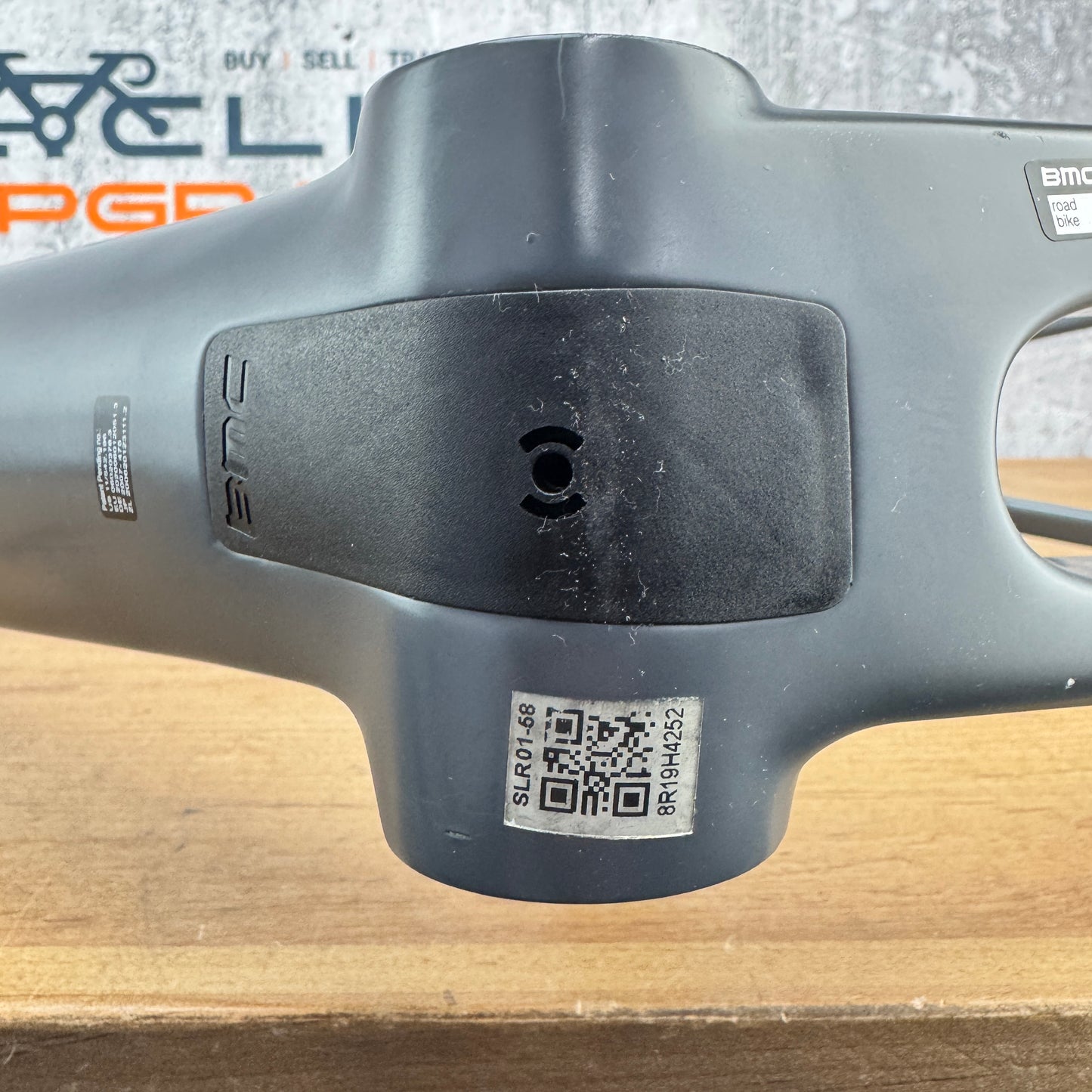 2020 BMC Teammachine SLR01 58cm Carbon Gray/White Disc Brake Frameset 2003g