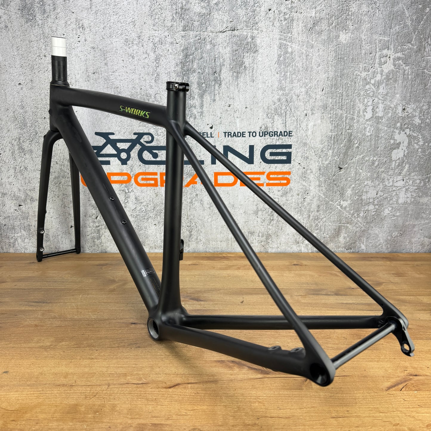 Specialized S-Works Aethos 49cm RTP Carbon Disc Road Bike Frameset 700c 1018g