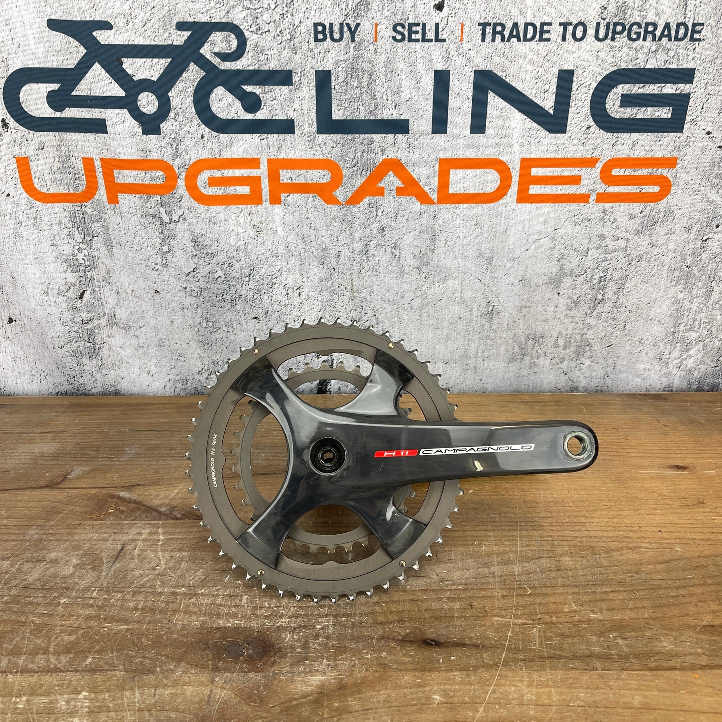Campagnolo H11 FC18-HP540C Carbon 11-Speed 175mm 50/34t Crankset