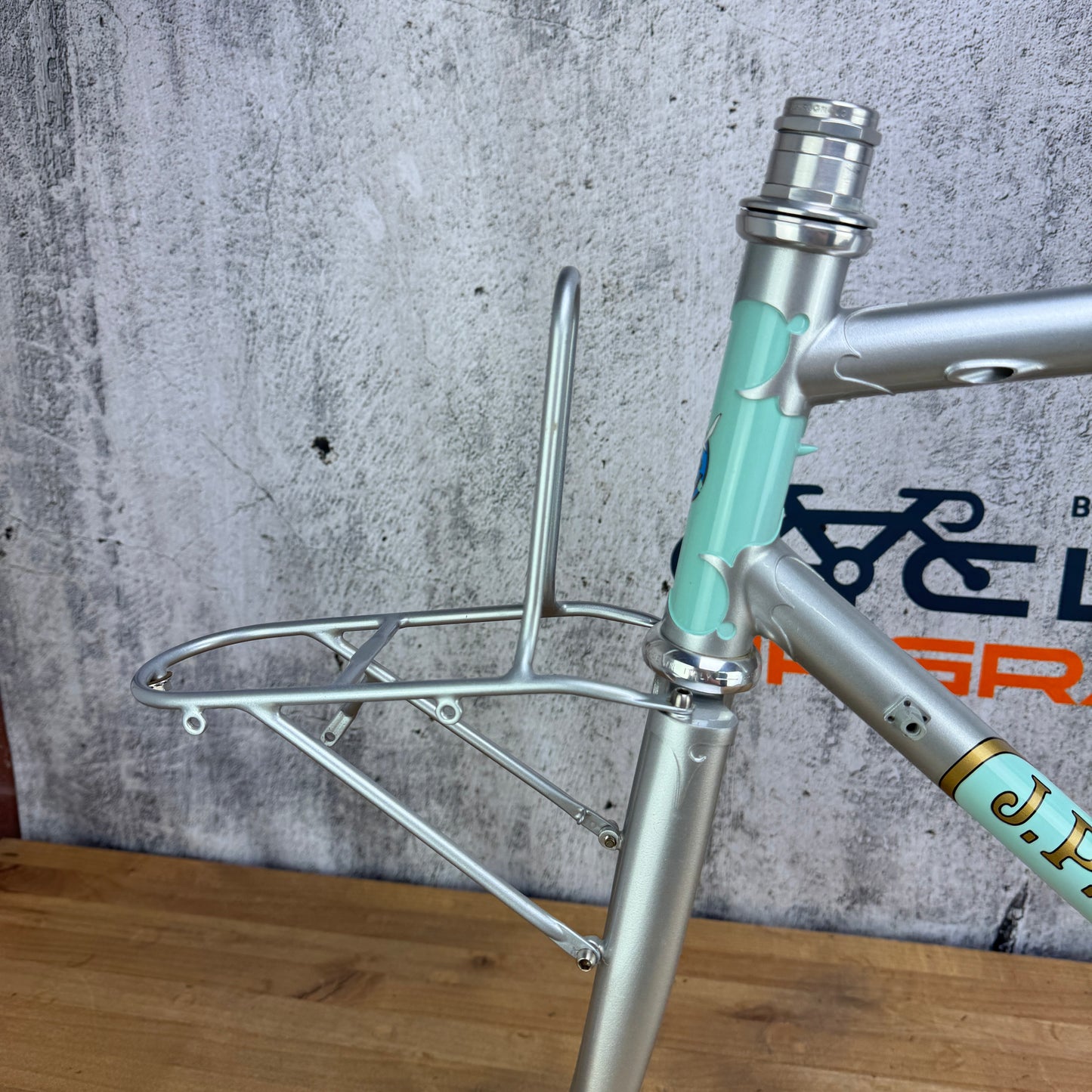 New! Circa 2006 J.P. Weigle Special 56cm Rim Brake Steel Frameset 700c 2859g