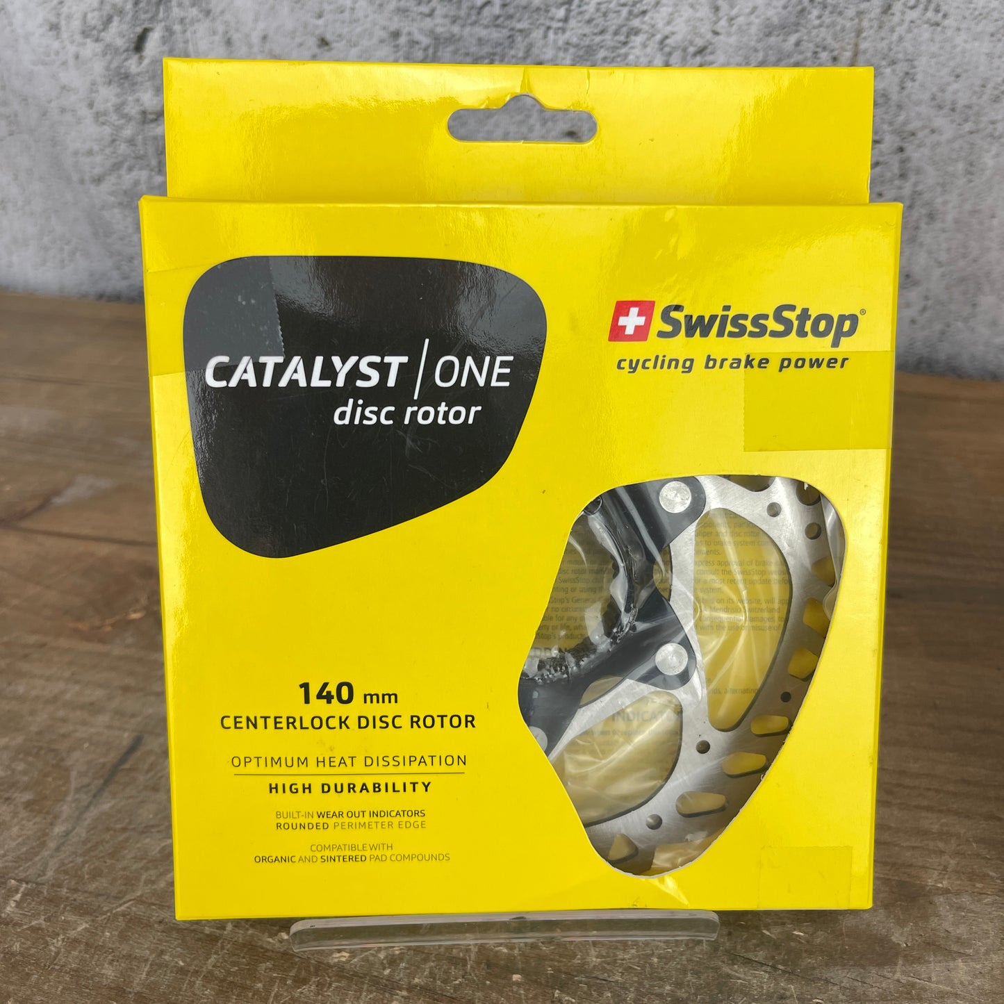 New! SwissStop Catalyst One 140mm Center Lock Road Bike Rotors