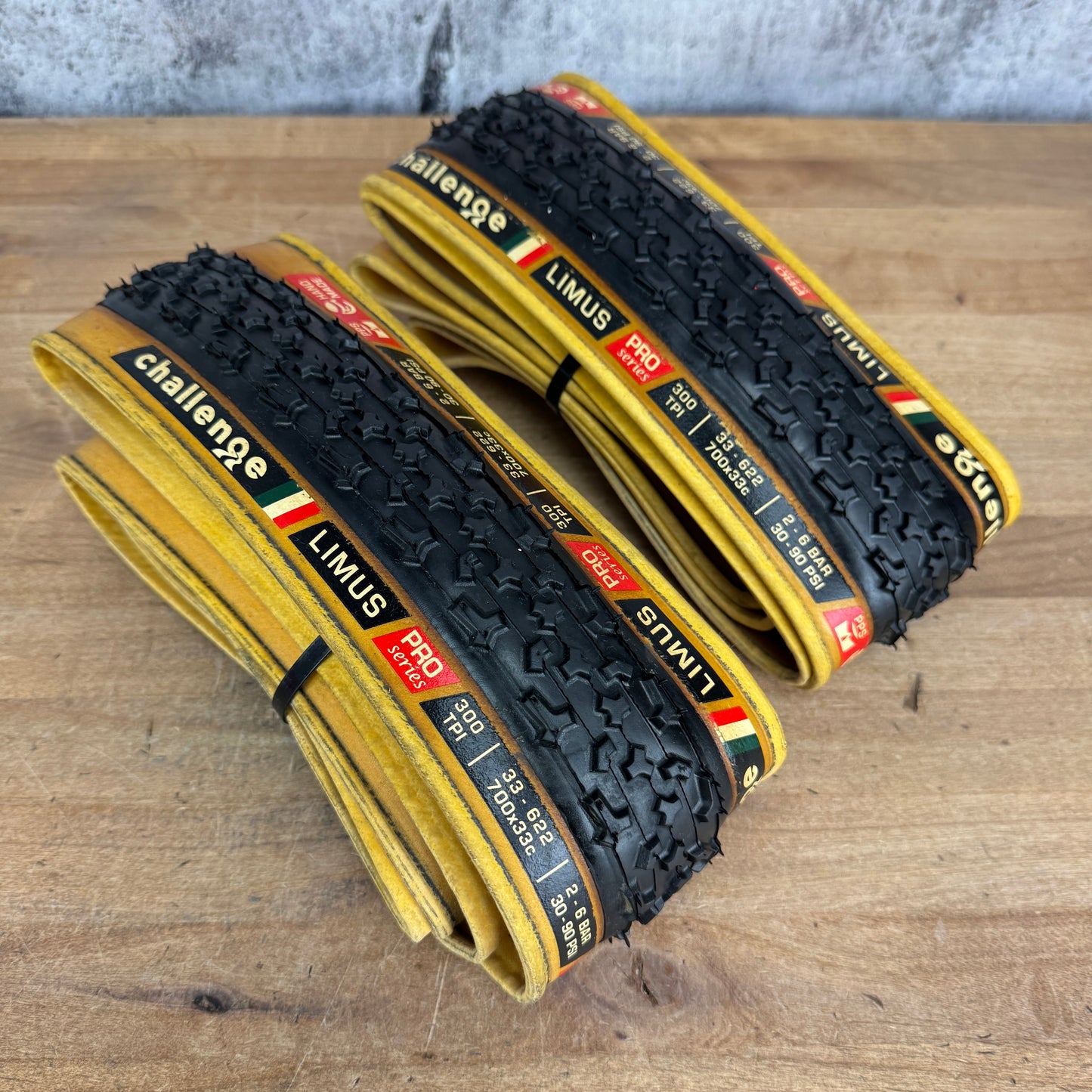 Pair Challenge Limus Pro Series 700c x 33mm Clincher Tanwall Gravel Bike Tires