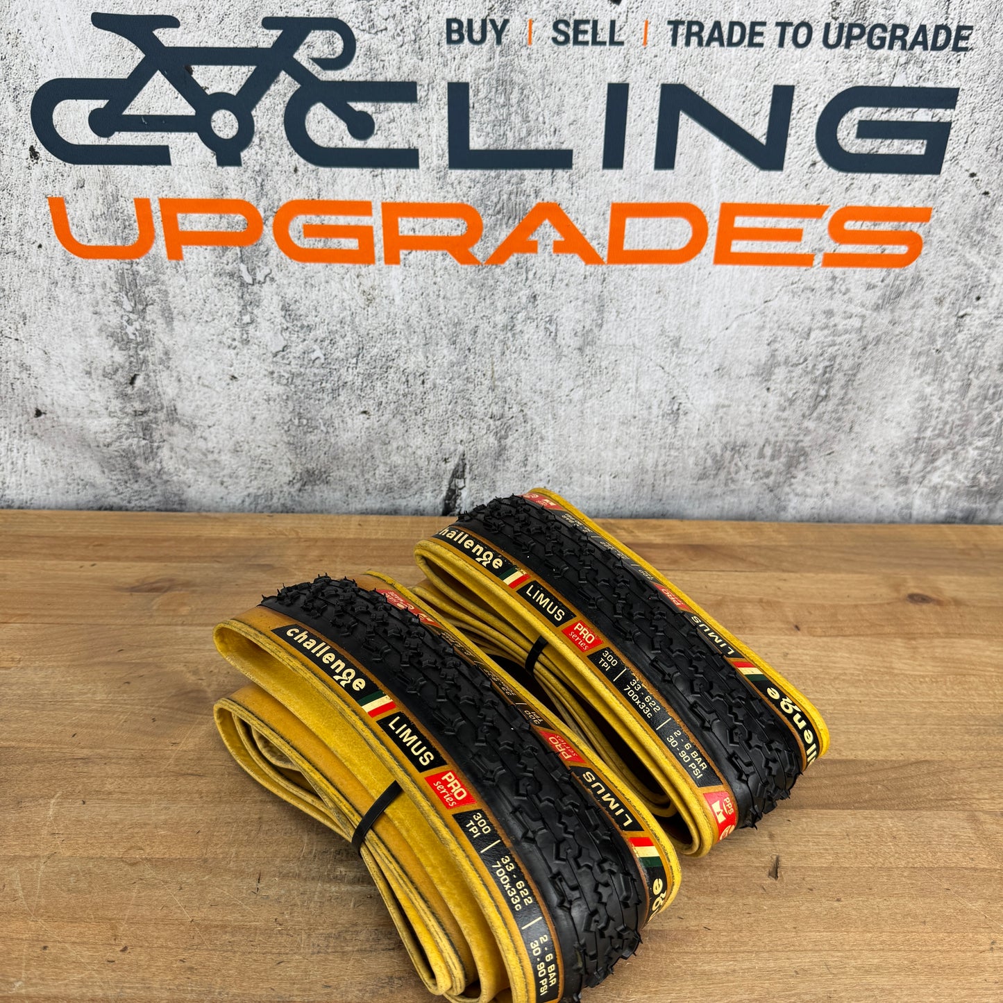 Pair Challenge Limus Pro Series 700c x 33mm Clincher Tanwall Gravel Bike Tires