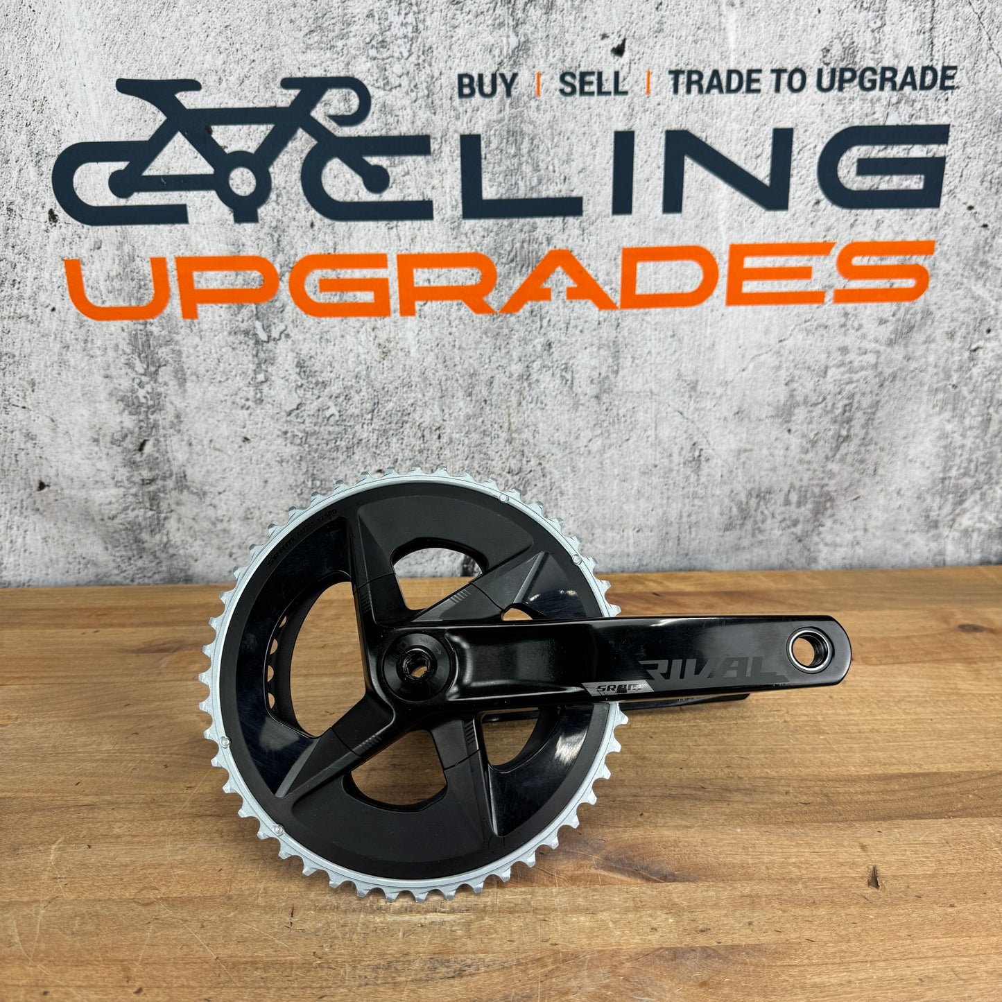 Low Mile! SRAM Rival AXS 172.5mm 48/35t 12-Speed Alloy Crankset with Chainrings