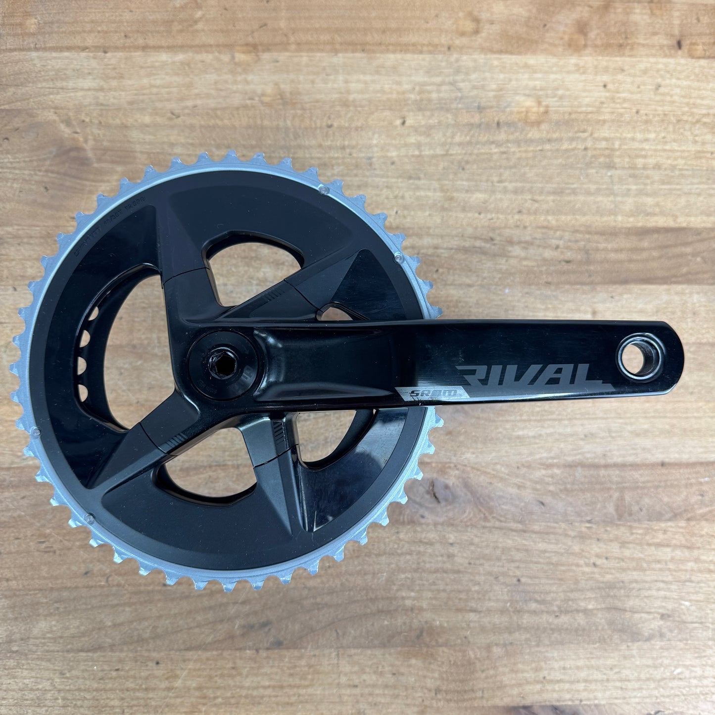 Low Mile! SRAM Rival AXS 172.5mm 48/35t 12-Speed Alloy Crankset with Chainrings