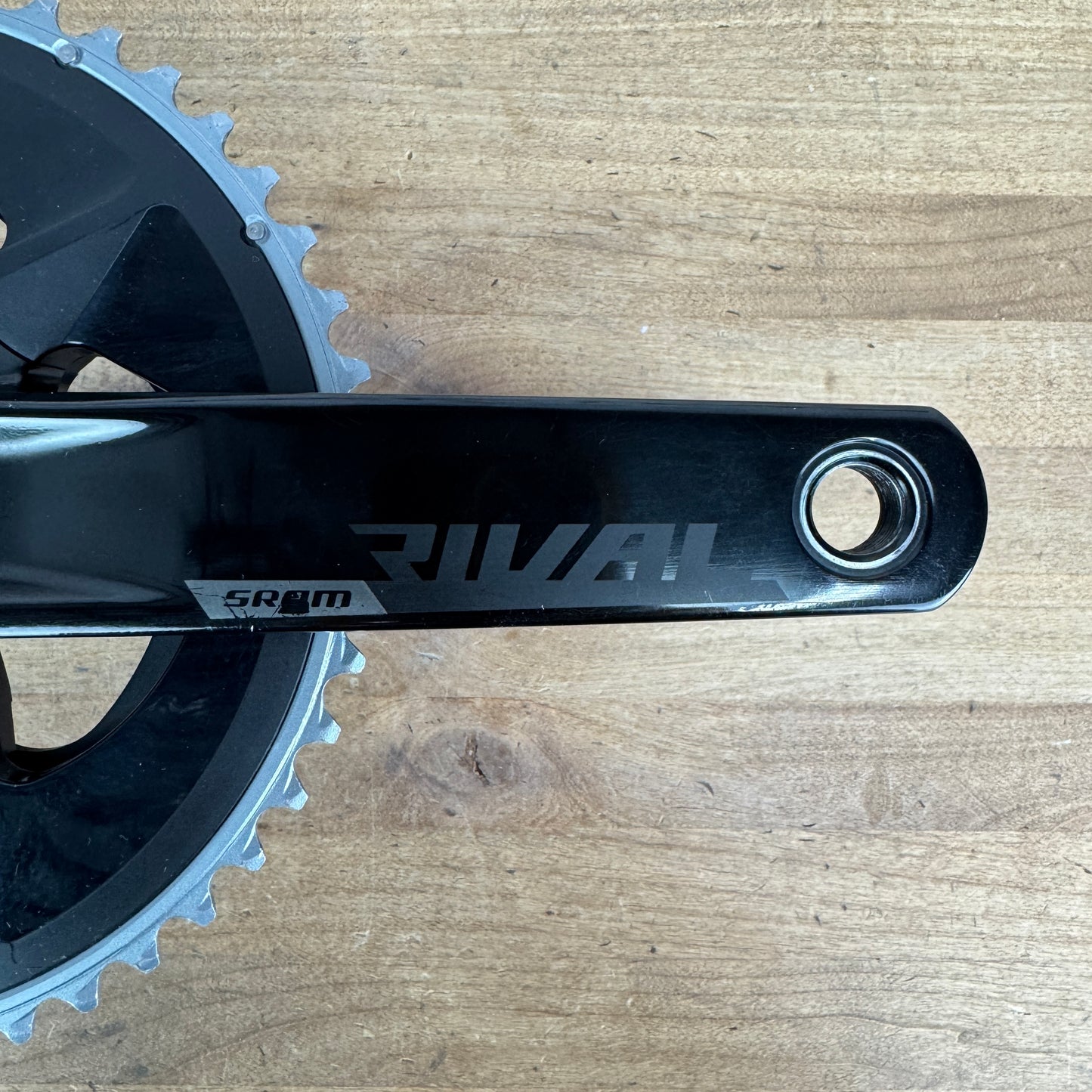Low Mile! SRAM Rival AXS 172.5mm 48/35t 12-Speed Alloy Crankset with Chainrings