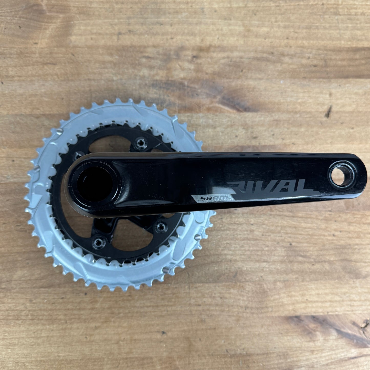 Low Mile! SRAM Rival AXS 172.5mm 48/35t 12-Speed Alloy Crankset with Chainrings