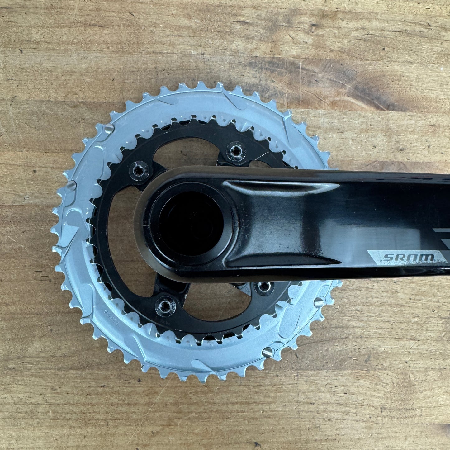 Low Mile! SRAM Rival AXS 172.5mm 48/35t 12-Speed Alloy Crankset with Chainrings