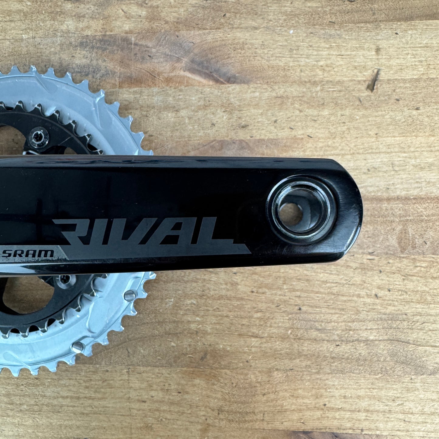 Low Mile! SRAM Rival AXS 172.5mm 48/35t 12-Speed Alloy Crankset with Chainrings