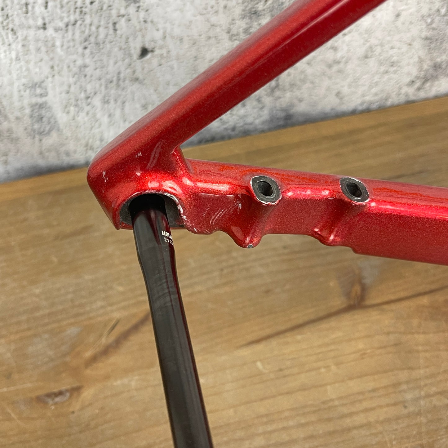 Ridden Once! 2022 BMC Teammachine SLR 58cm Prisma Red 700c Carbon Frameset