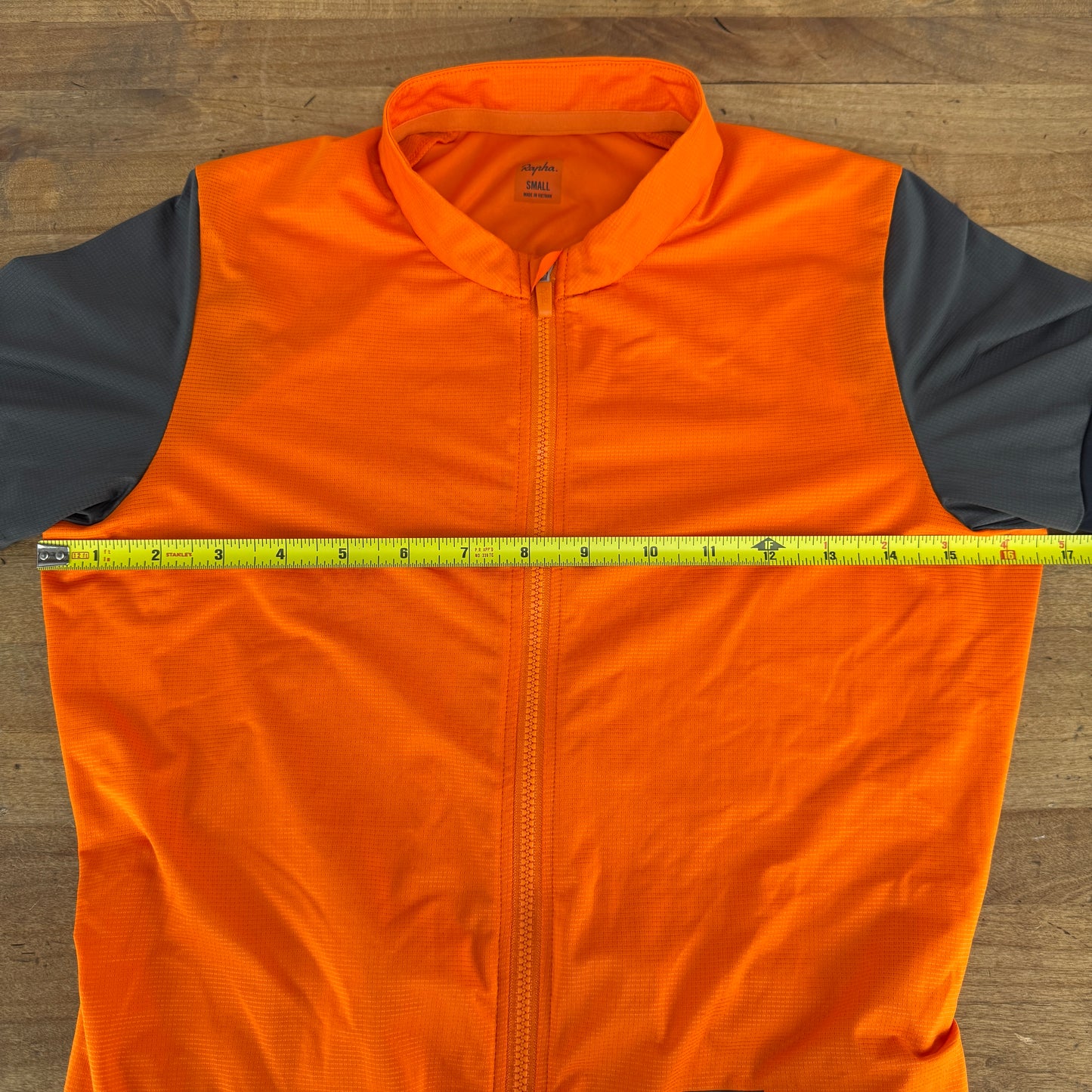 Rapha Pro Team Training Men's Small Orange Short Sleeve Cycling Jersey