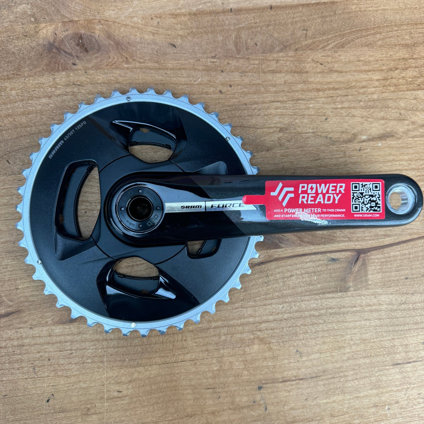 New! SRAM Force AXS D2 172.5mm DUB Wide 43/30t 12-Speed Carbon Crankset