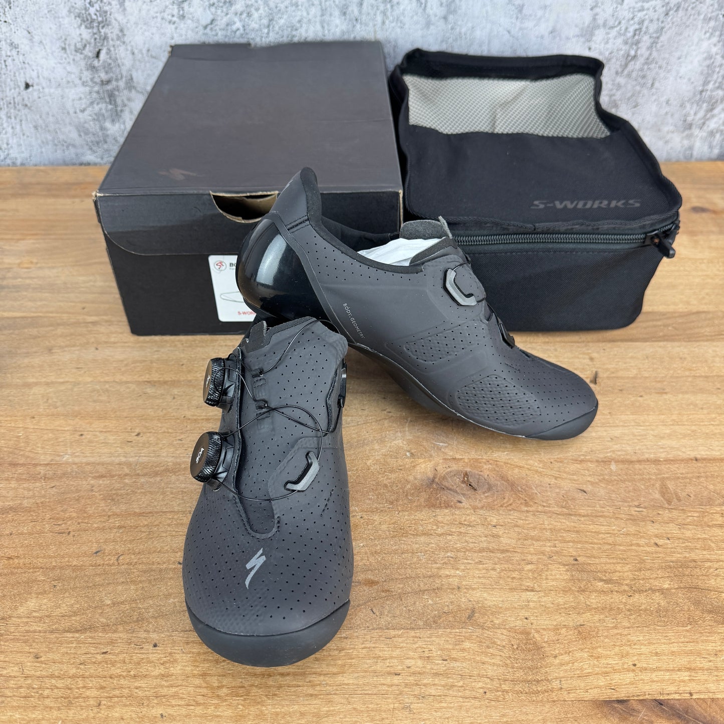 New! Specialized S-works Torch EU 37 Black 3-Bolt Boa Cycling Shoes MSRP $450