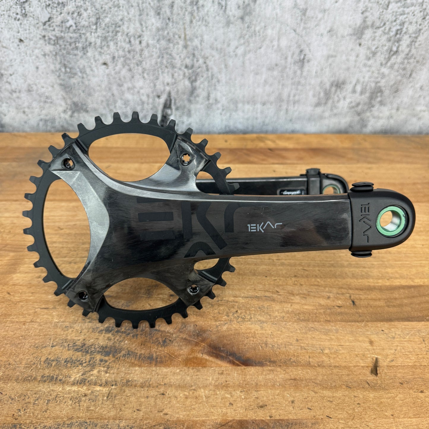 Low Mile! Campagnolo Ekar 172.5mm 38t Carbon 1x 13-Speed 123BCD 4-Bolt Crankset