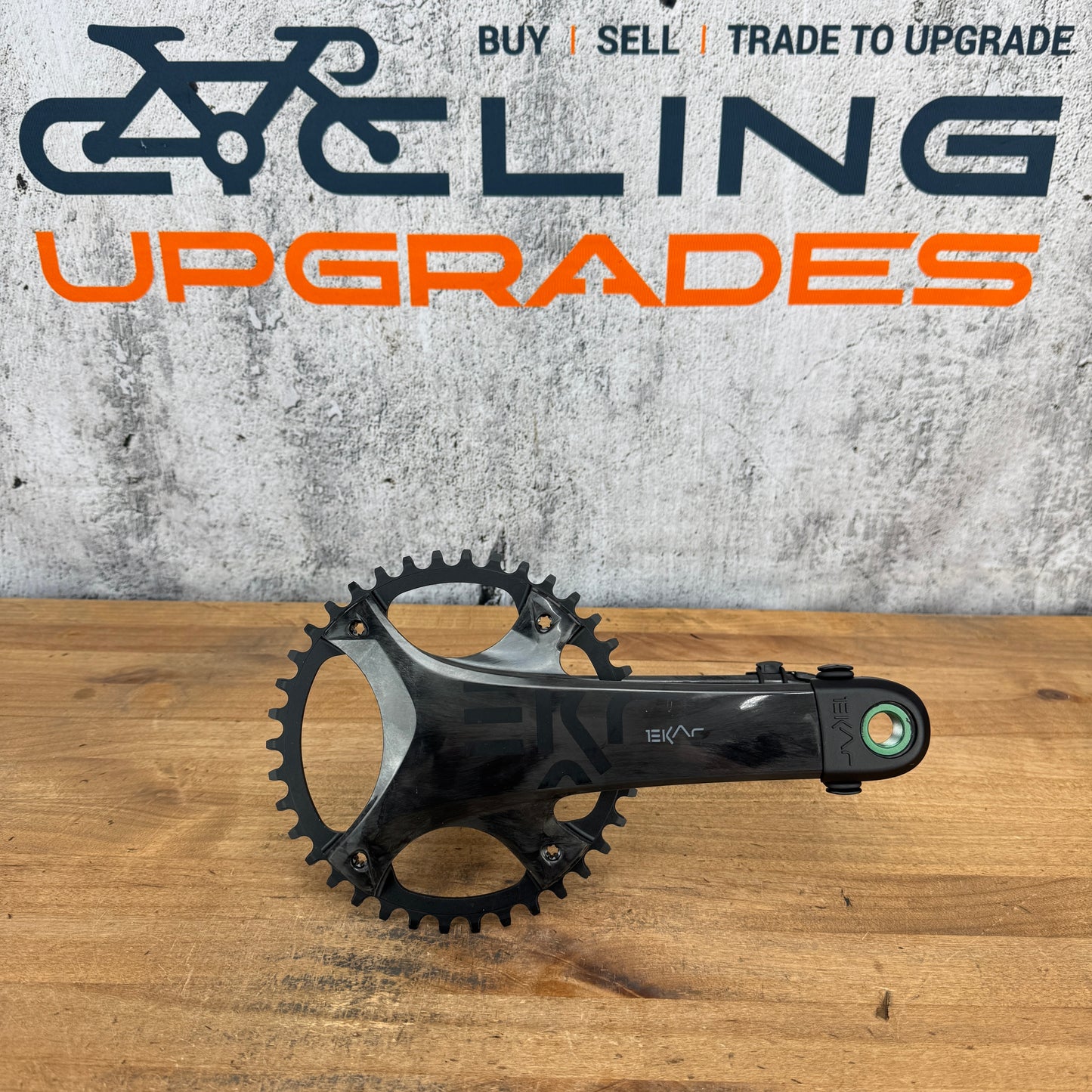 Low Mile! Campagnolo Ekar 172.5mm 38t Carbon 1x 13-Speed 123BCD 4-Bolt Crankset