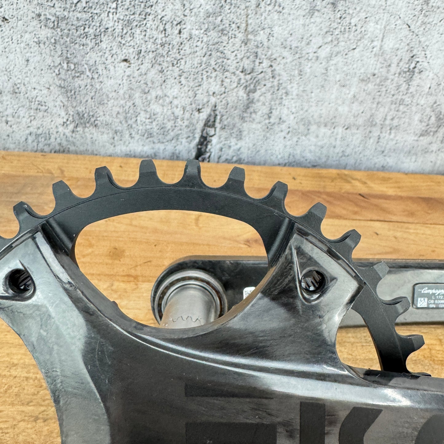Low Mile! Campagnolo Ekar 172.5mm 38t Carbon 1x 13-Speed 123BCD 4-Bolt Crankset