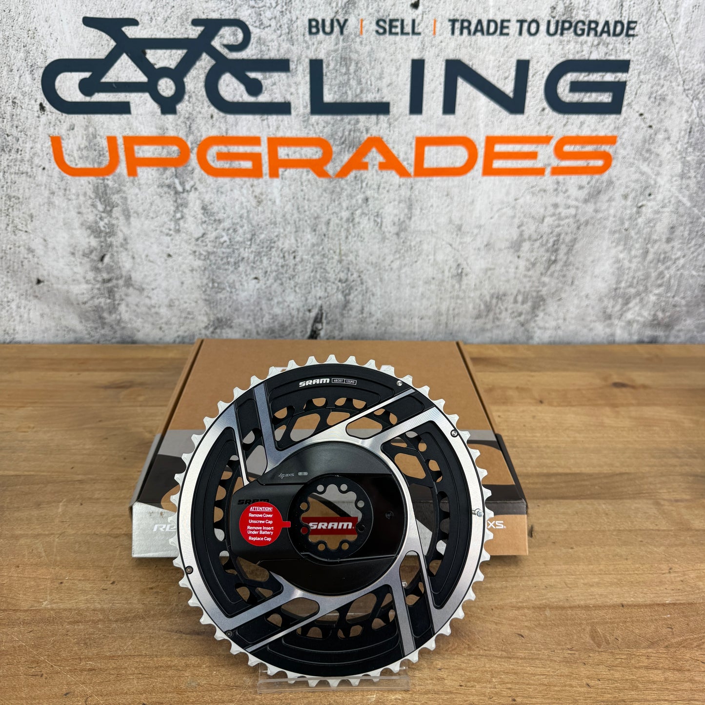 New! 2024 SRAM Red AXS E1 Quarq Power Meter 48/35t 12-Speed Bike Chainring Set