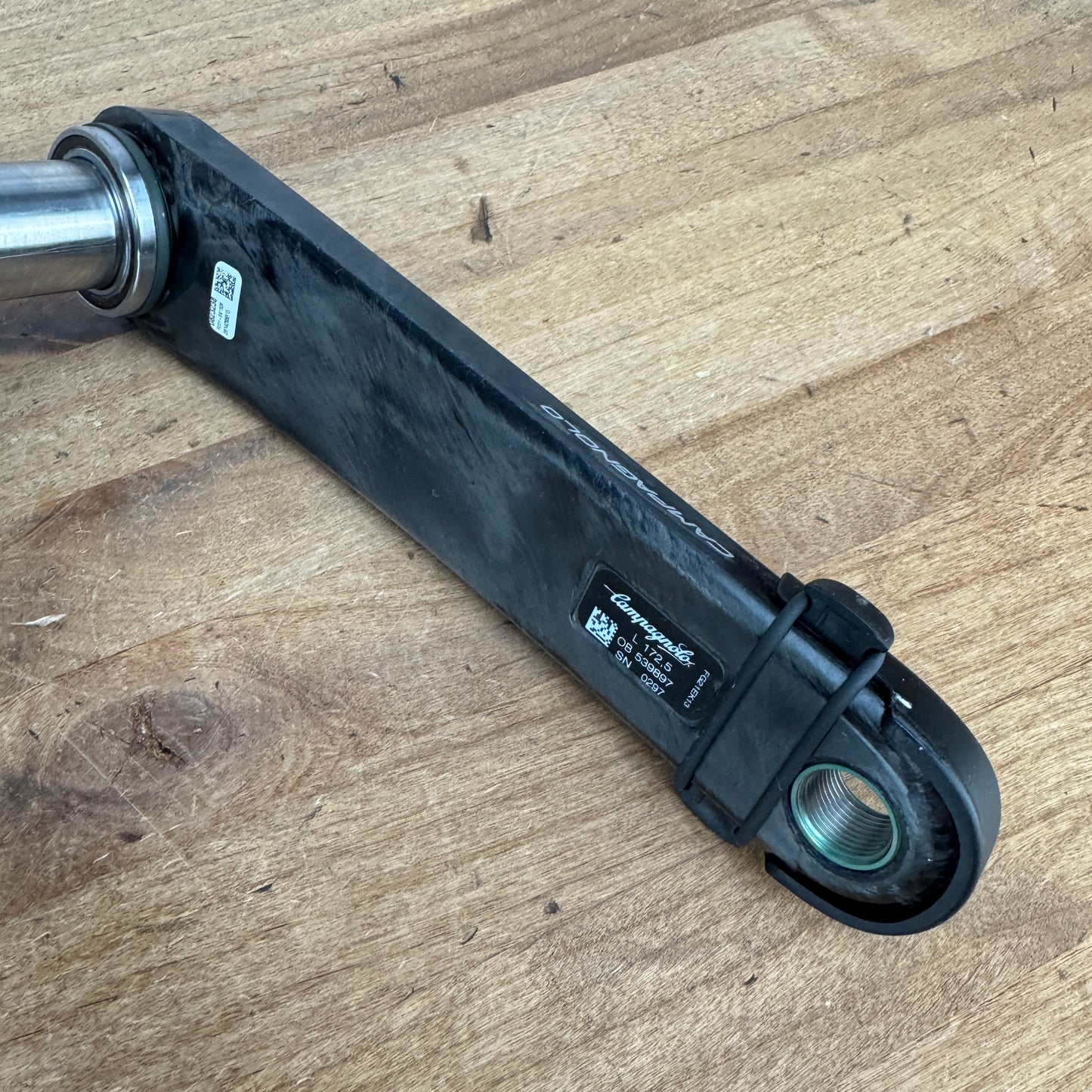 Low Mile! Campagnolo Ekar 172.5mm 38t Carbon 1x 13-Speed 123BCD 4-Bolt Crankset