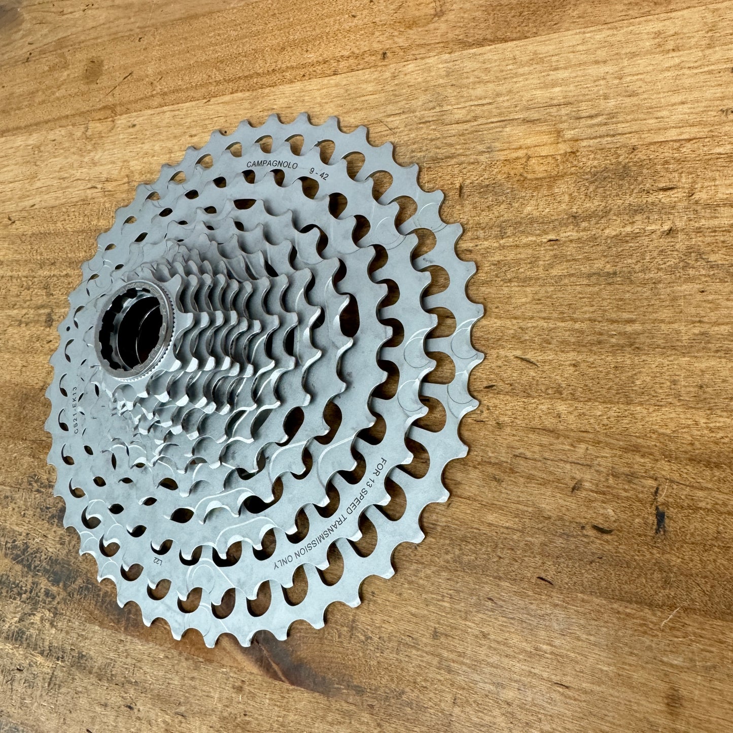 Low Mile! Campagnolo Ekar 9-42t 13-Speed N3W CS21-EK1392 Cassette "Light Wear"