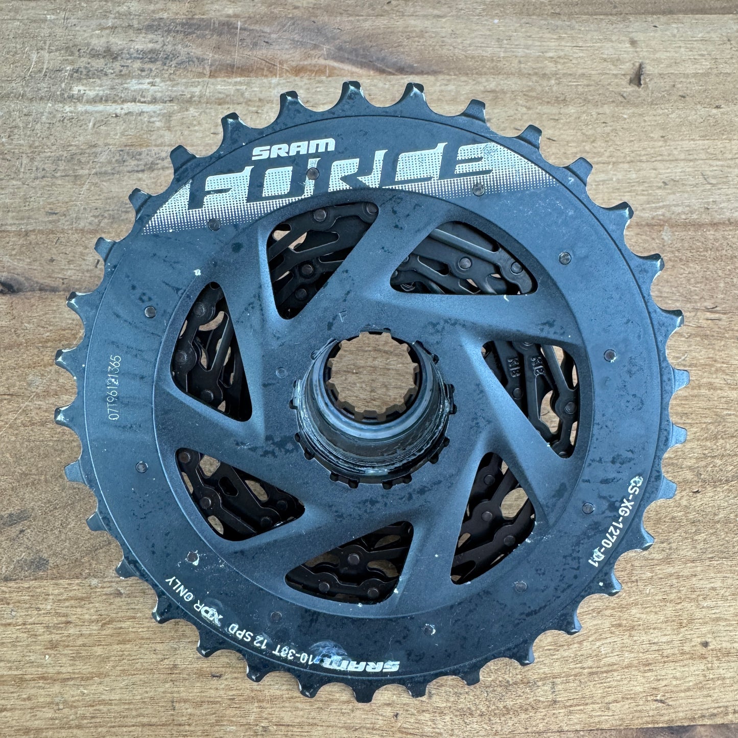 SRAM Force AXS XG-1270 10-33t 12-Speed Bike Cassette "Light Wear" 270g